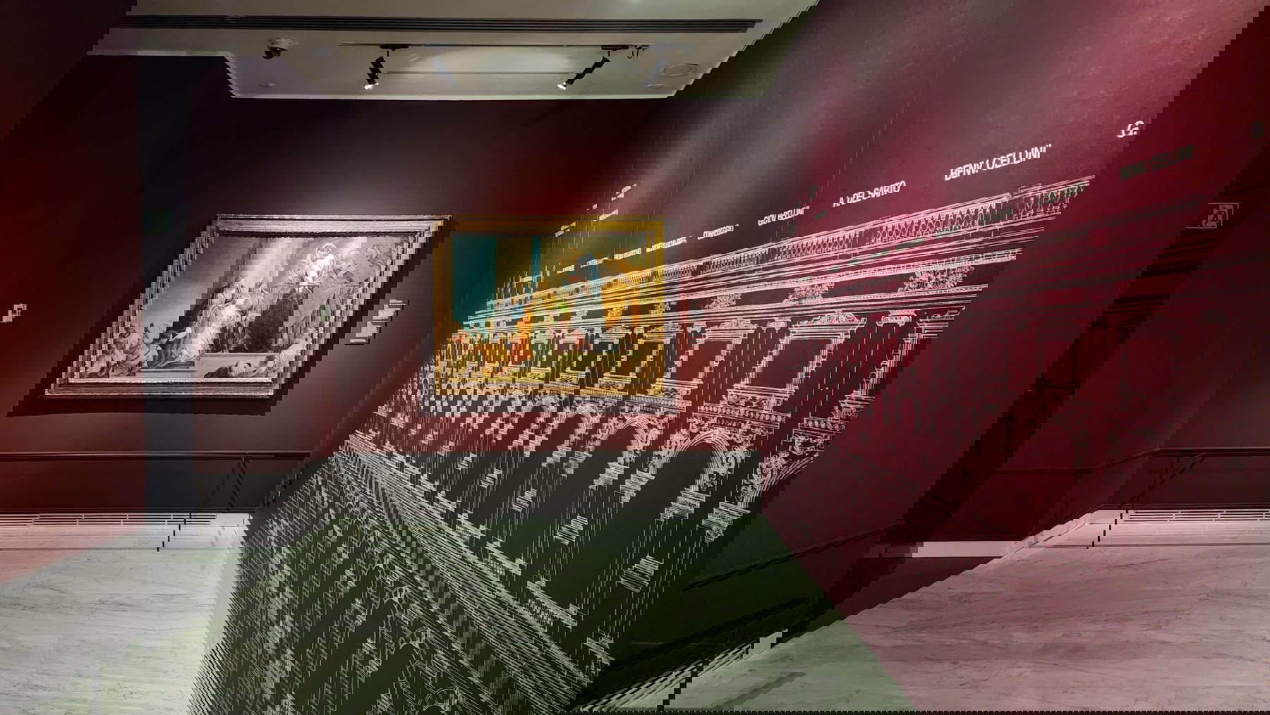 Arrangements for the exhibition From Vienna to Rome. The Wonders of the Habsburgs from the Kunsthistorisches Museum. Photo: Finestre sull'Arte