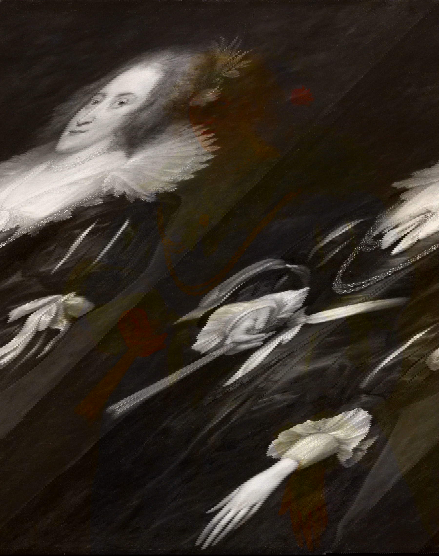 Antoon van Dyck, Portrait of a Young Woman (c. 1630-1632; oil on canvas, 117.4 x 93 cm; Vienna, Kunsthistorisches Museum) &copy; KHM-Museumsverband