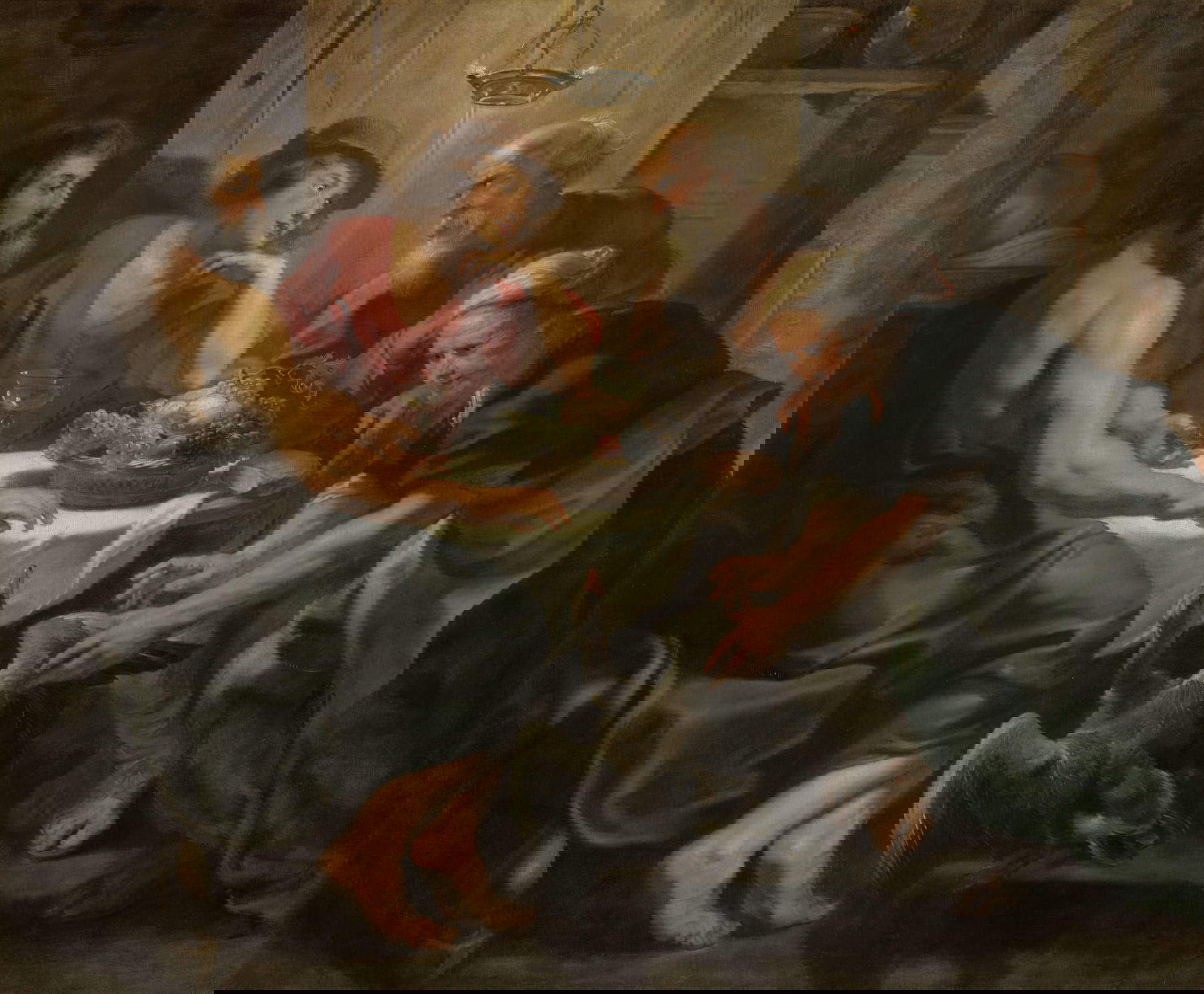 Peter Paul Rubens, Jupiter and Mercury at Philemon and Baucis (c. 1620-1625; oil on panel, 153 x 187 cm; Vienna, Kunsthistorisches Museum) &copy; KHM-Museumsverband