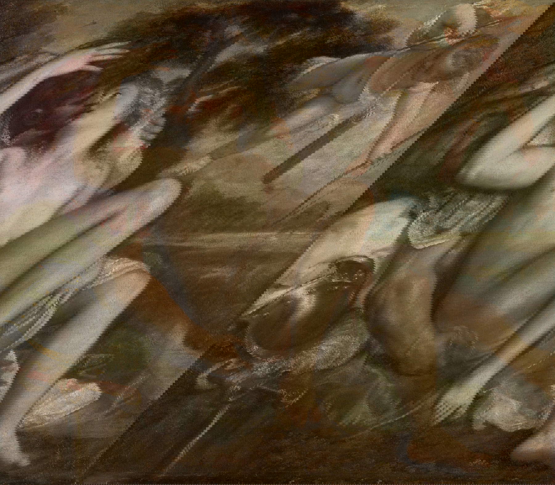 Titian, Mars, Venus, and Love (c. 1550; oil on panel, 97 x 109 cm; Vienna, Kunsthistorisches Museum) &copy; KHM-Museumsverband