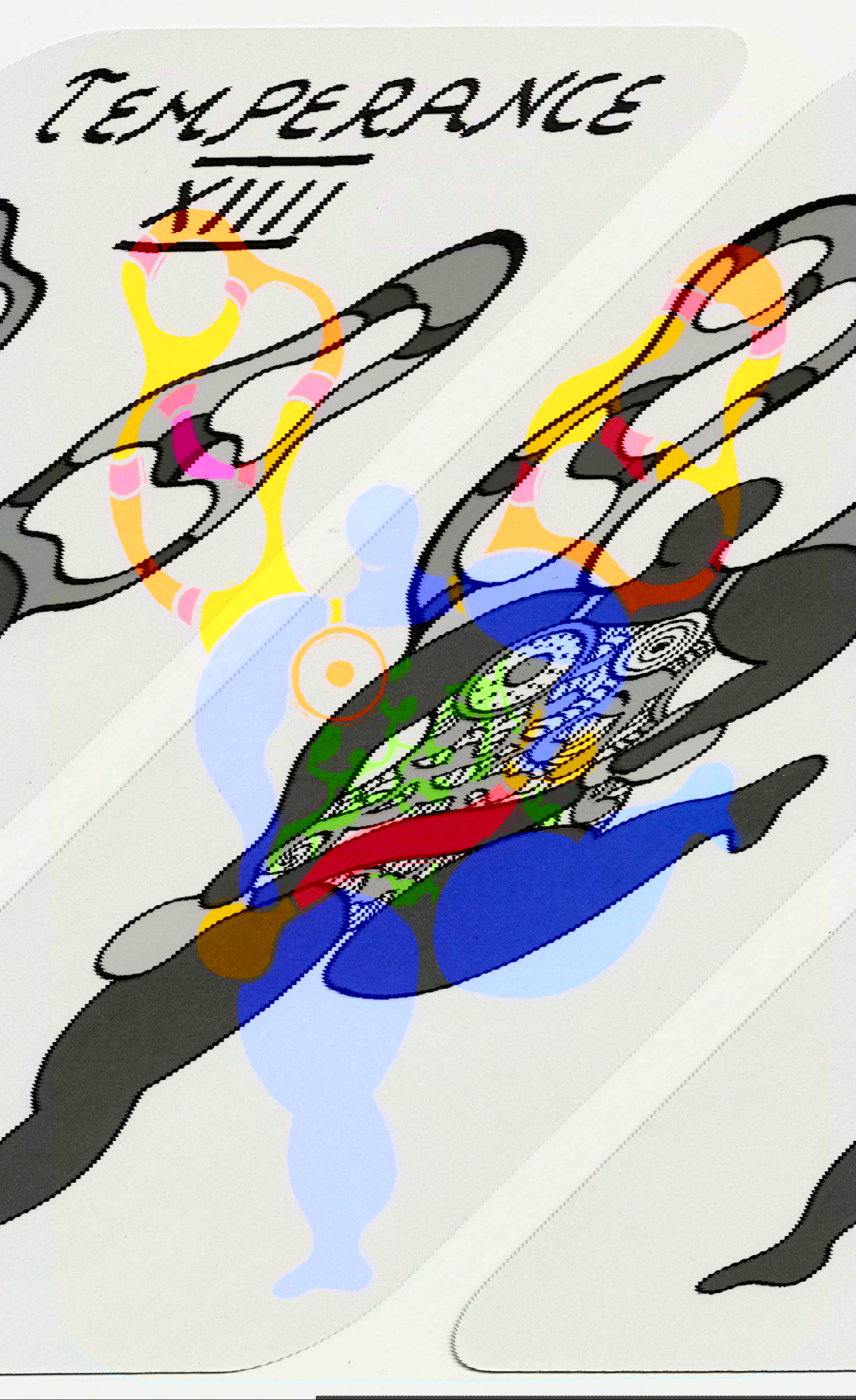 Niki de Saint Phalle, Tarocchi, La Temperanza (2002; DSM Leinfelden-Echterdingen, DSM Inv.- Nr. 2003-479, Landesmuseum W&uuml;rttemberg)