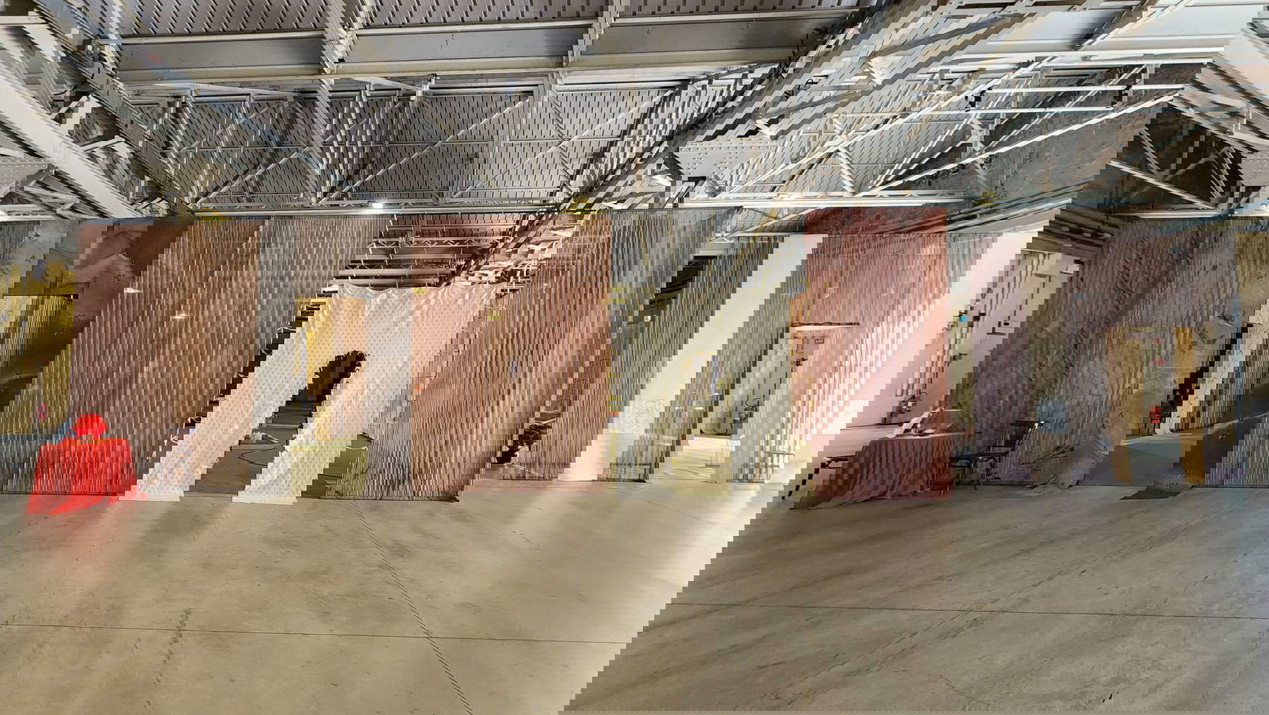 Allestimenti della mostra. Foto: Federico Giannini