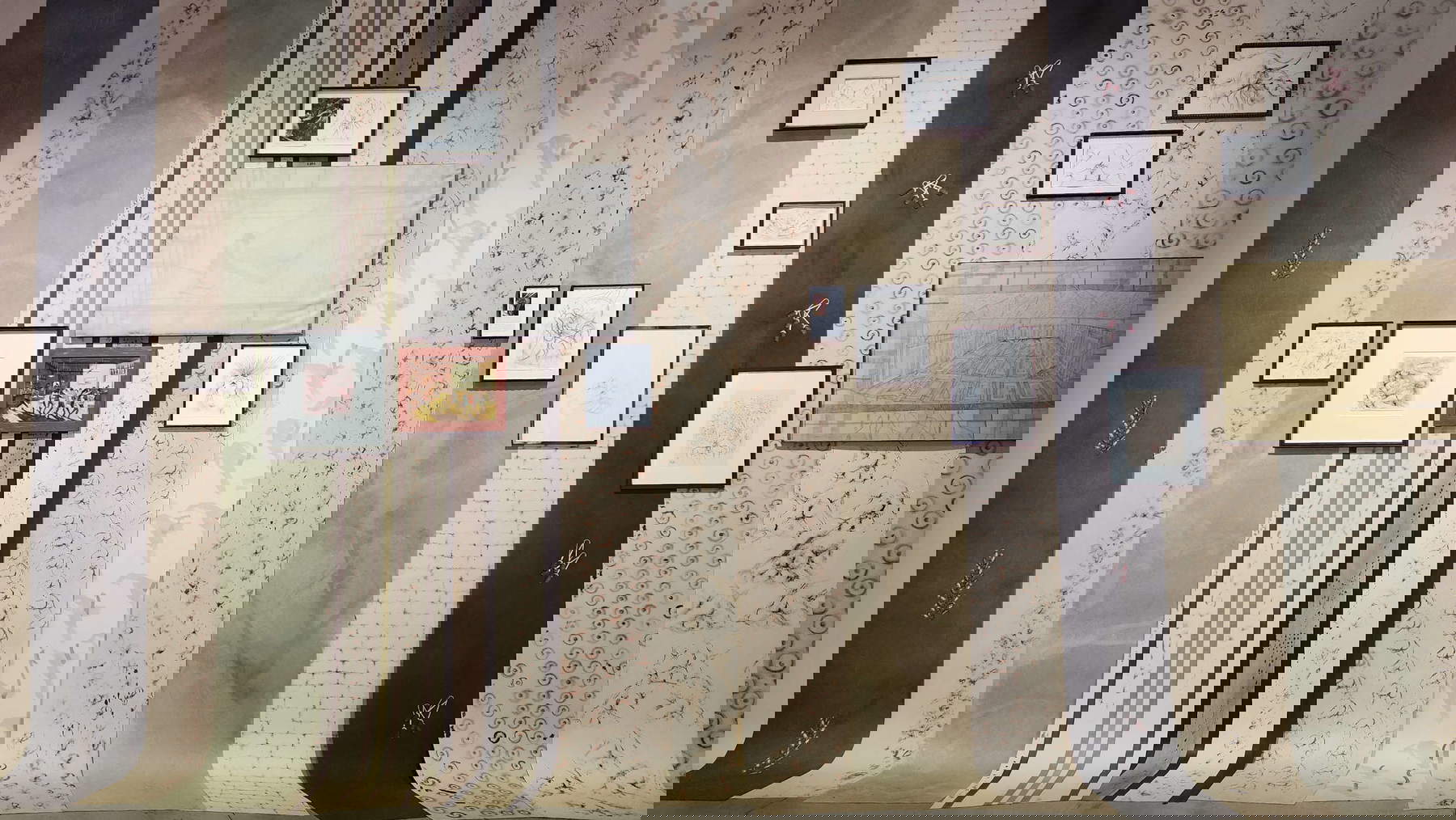 Allestimenti della mostra. Foto: Federico Giannini