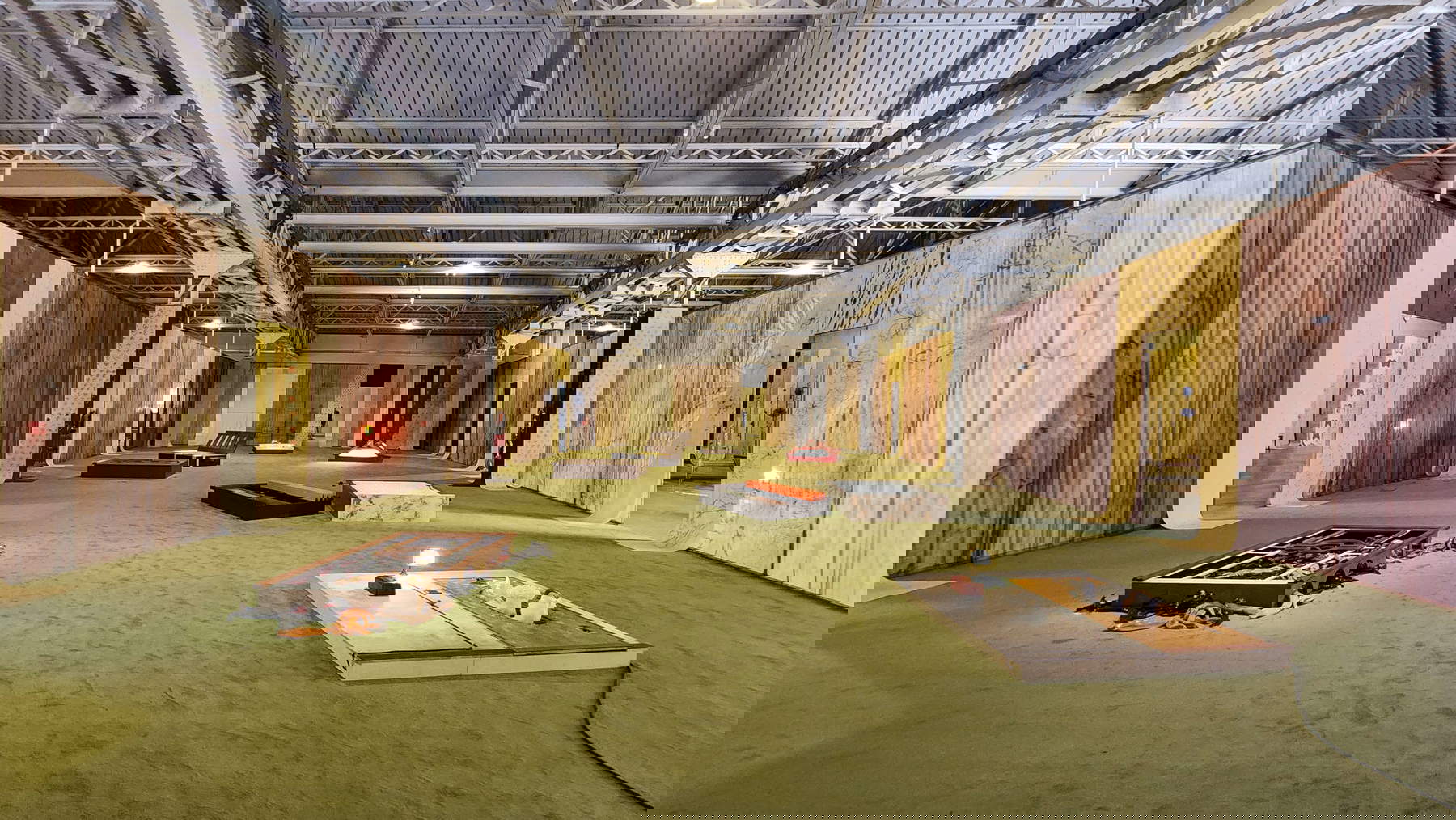 Allestimenti della mostra. Foto: Federico Giannini