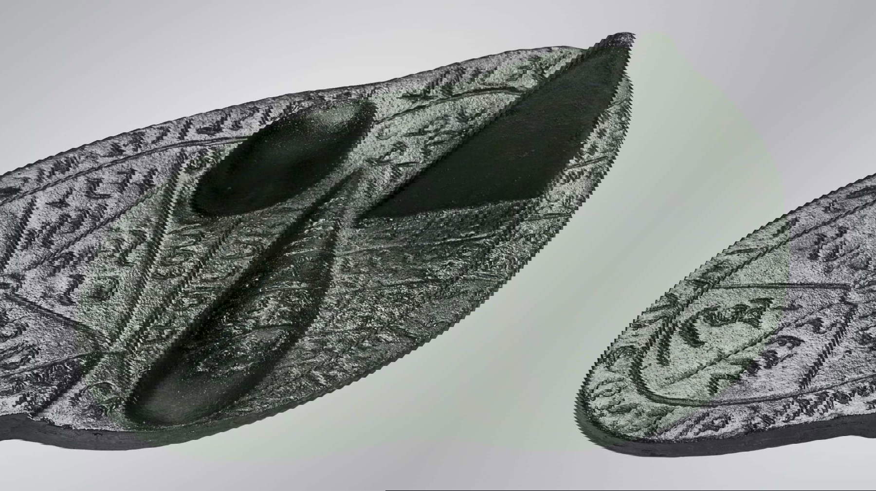 Etruscan art, Liver of Piacenza (2nd-1st century BC; bronze, 12.6 x 7.6 x 6 cm; Piacenza, Musei Civici di Palazzo Farnese)