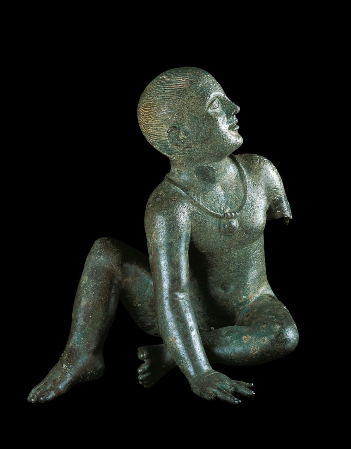 Etruscan art, Carrara Putto (Tarquinia, late 4th-early 3rd century BC; hollow-cast bronze, height 32.7 cm; Vatican City, Vatican Museums, inv. 12108)