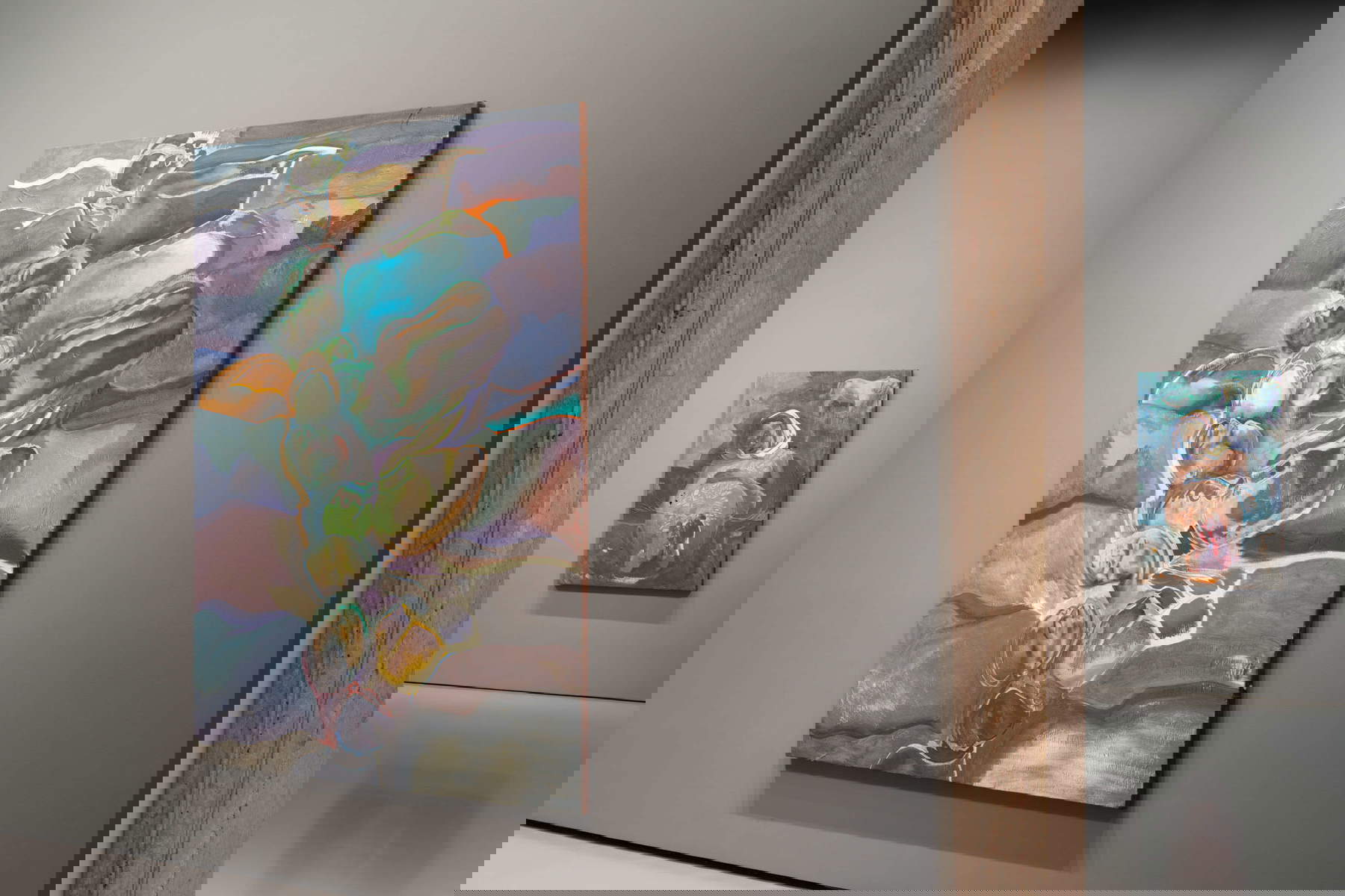 Montaje de la exposición La promesa del cambio. Fotografía: Marco Cappelletti Studio