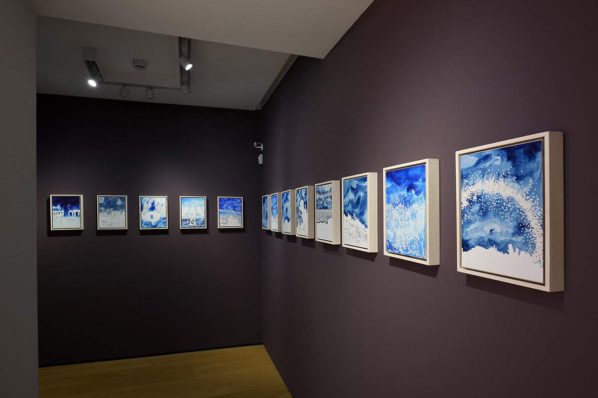 Montaje de la exposición Le Fantasmagoriche de Elena El Asmar, Building Terzo Piano. Foto: Michele Alberto Sereni, cortesía de Building, Milán.