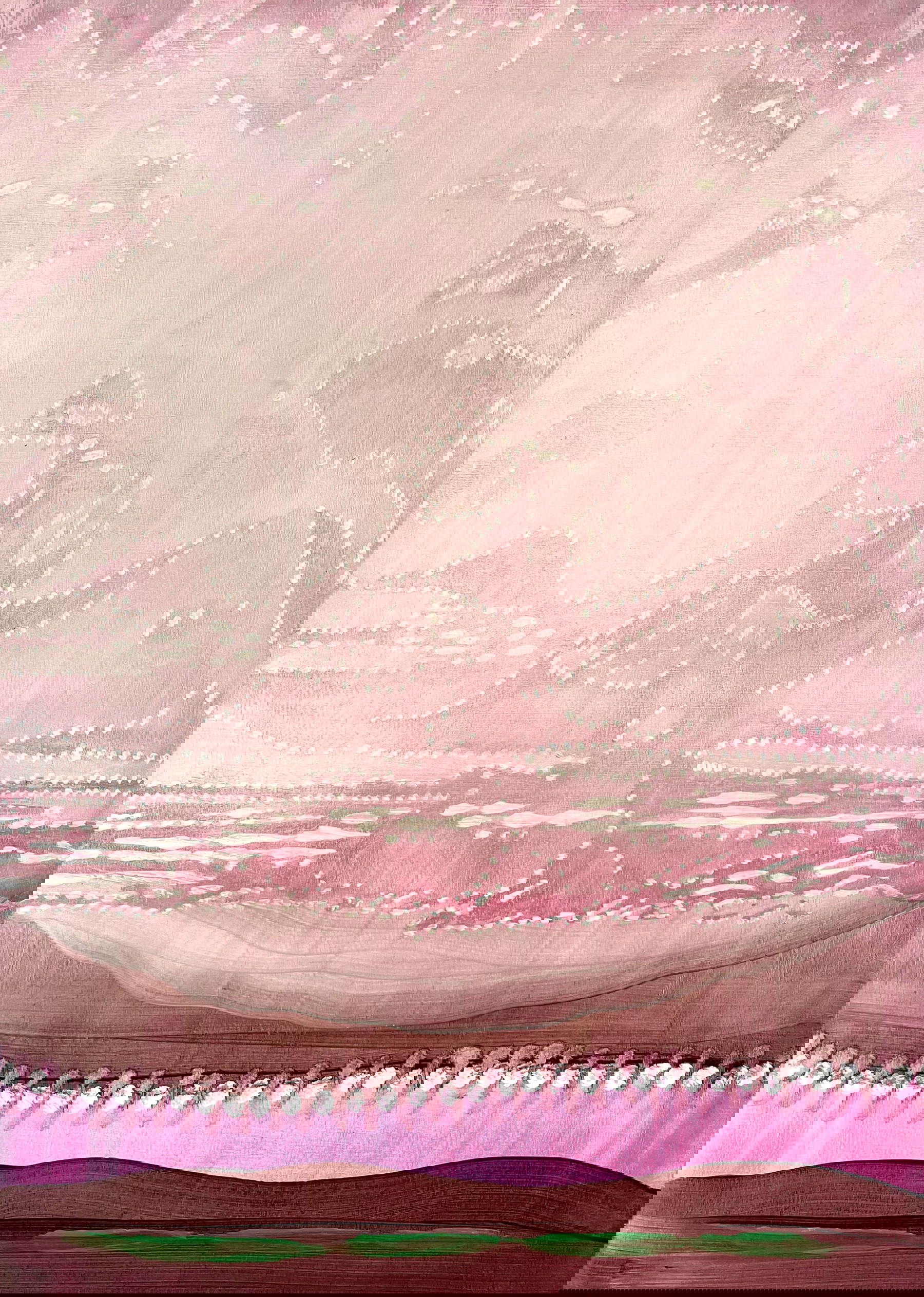 Elena El Asmar, Retratos de estudio (2025; acrílico, óleo sobre panel, 41 x 29 cm)