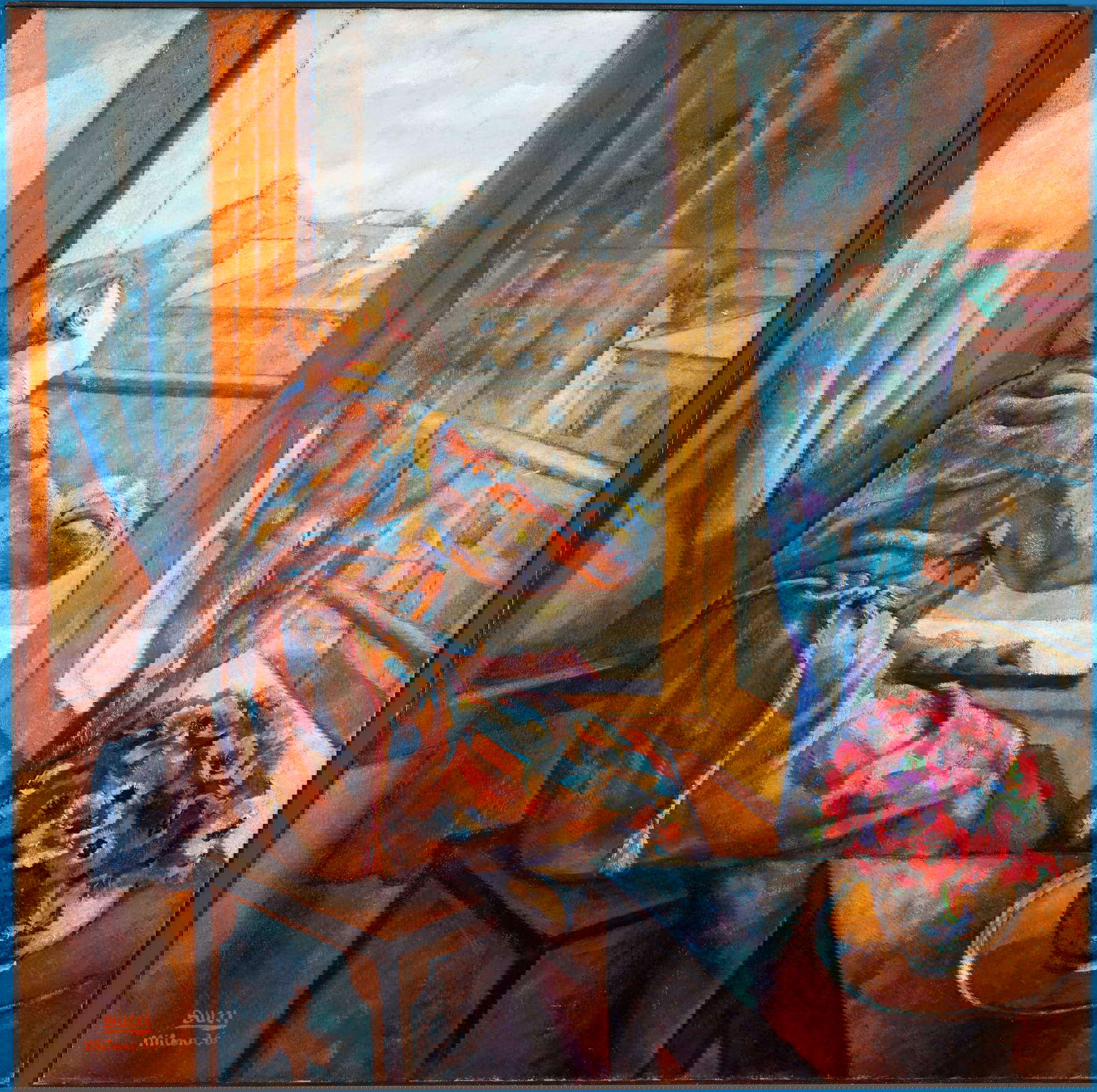 Anselmo Bucci, The Spring (1936; oil on canvas, 160 &times; 160 cm; Private collection)