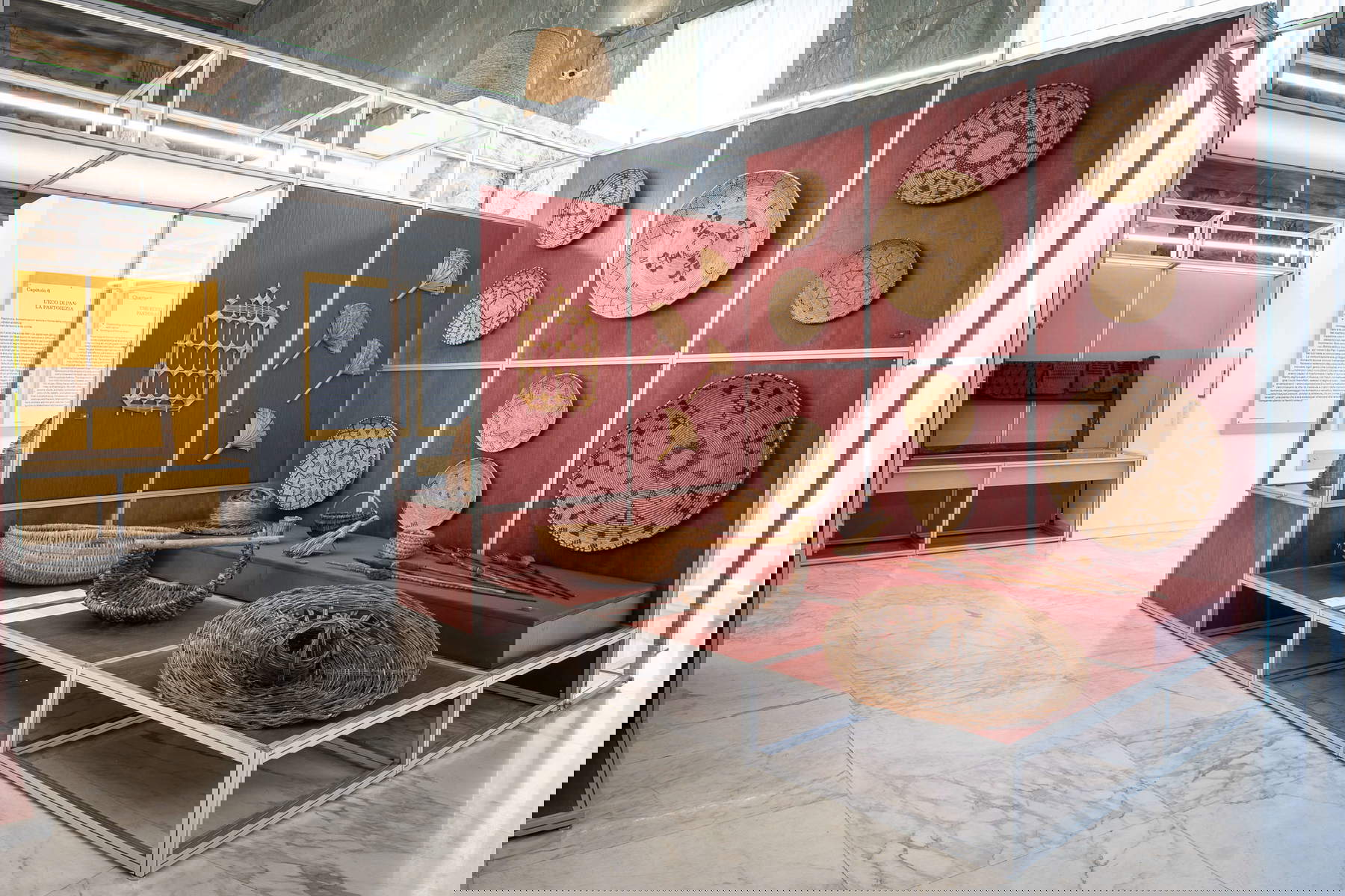 Arrangements for the exhibition Fairy tales are true. Photo: Alberto Novelli, courtesy of MUCIV-Museum of Civilizations, Rome