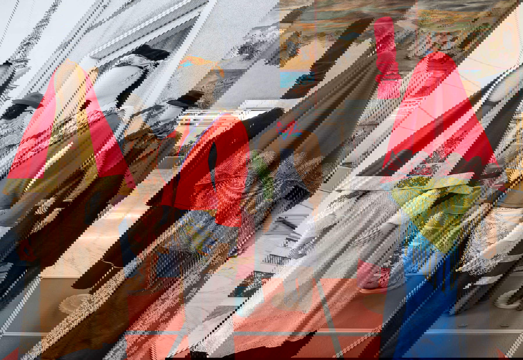 Arrangements for the exhibition Fairy tales are true. Photo: Alberto Novelli, courtesy of MUCIV-Museum of Civilizations, Rome