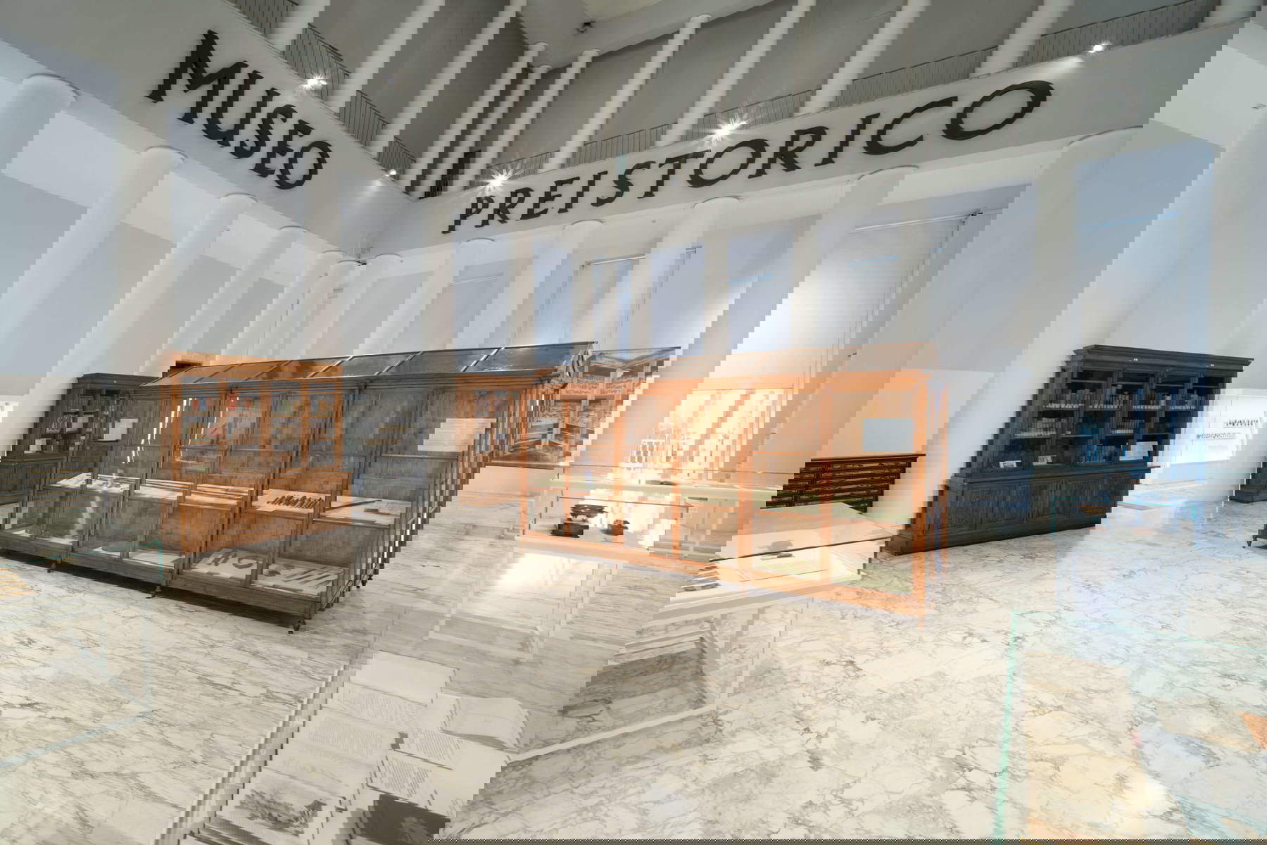 Arrangements for the Origins and Perspectives exhibition. Photo: Giorgio Benni, courtesy of MUCIV-Museum of Civilizations, Rome