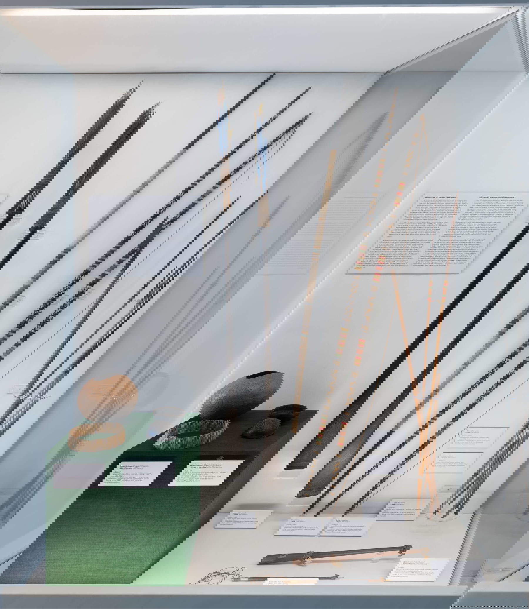 Arrangements for the Origins and Perspectives exhibition. Photo: Giorgio Benni, courtesy of MUCIV-Museum of Civilizations, Rome