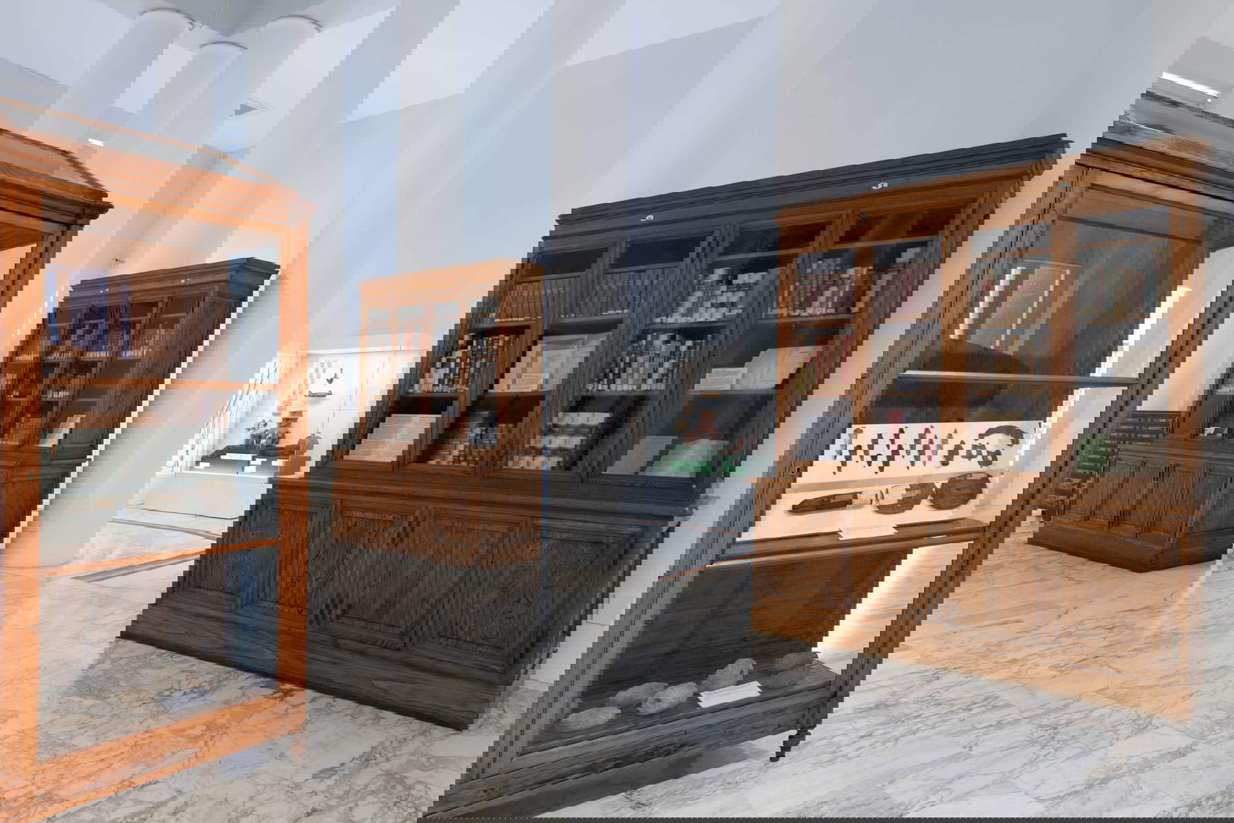 Arrangements for the Origins and Perspectives exhibition. Photo: Giorgio Benni, courtesy of MUCIV-Museum of Civilizations, Rome