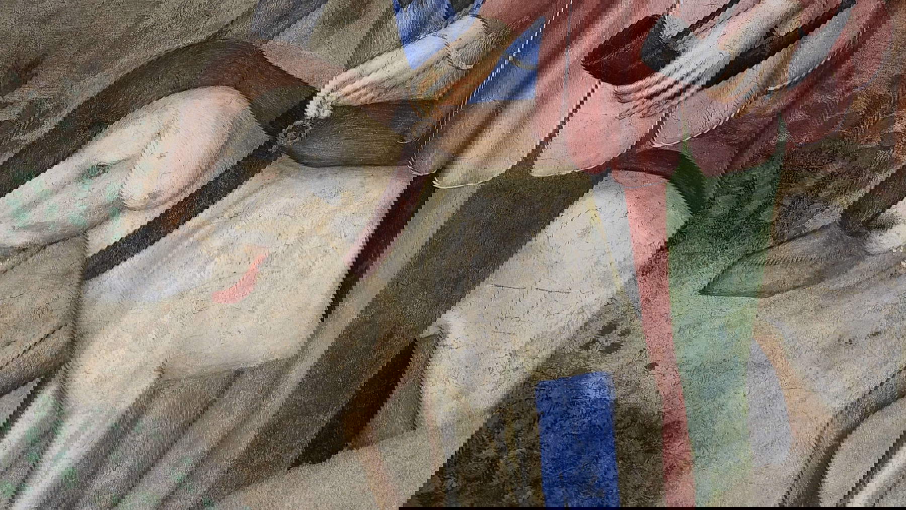 Gli affreschi di Lorenzo e Jacopo Salimbeni nell'Oratorio di San Giovanni Battista a Urbino. Foto: Federico Giannini