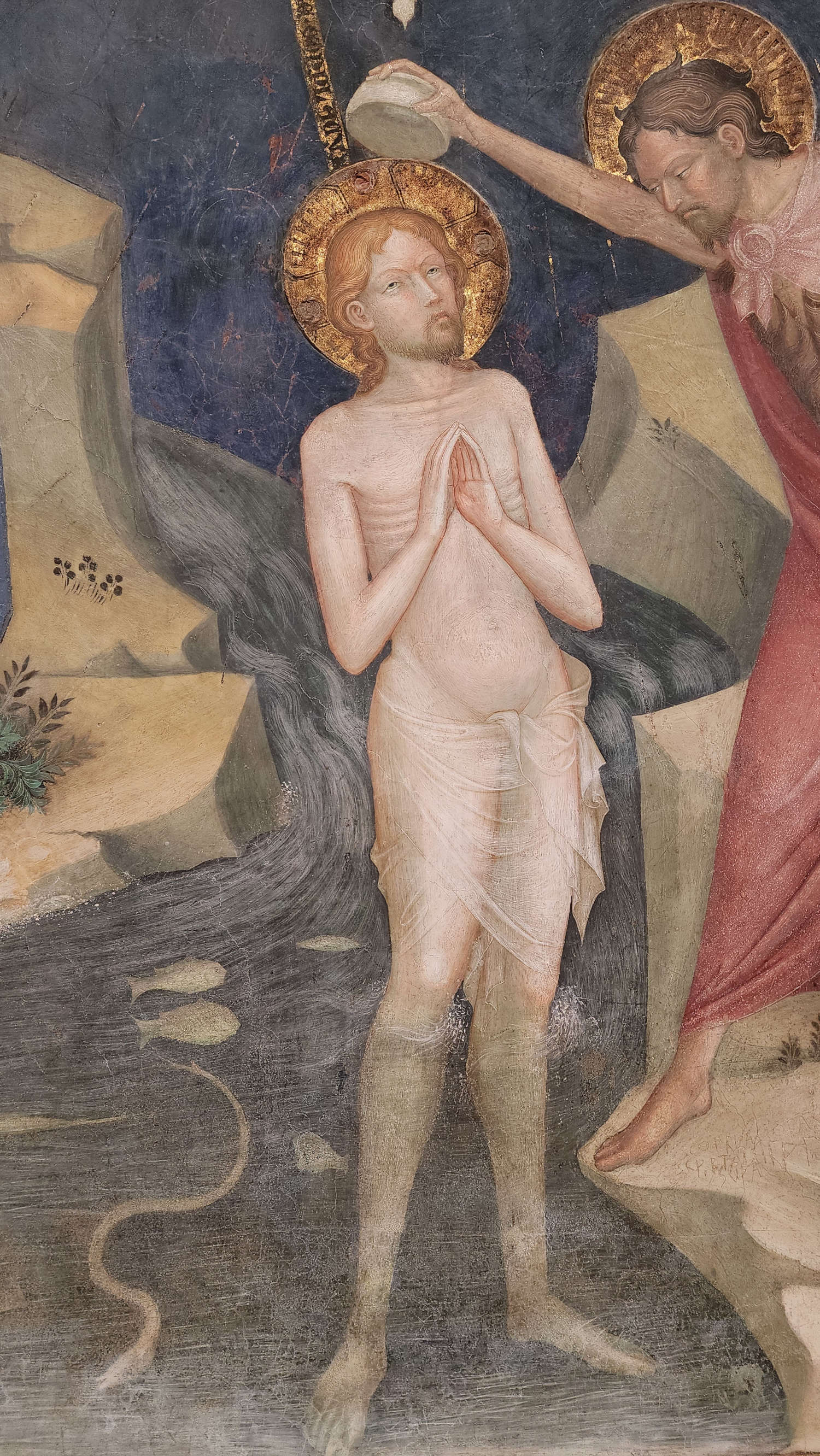 Gli affreschi di Lorenzo e Jacopo Salimbeni nell'Oratorio di San Giovanni Battista a Urbino. Foto: Federico Giannini