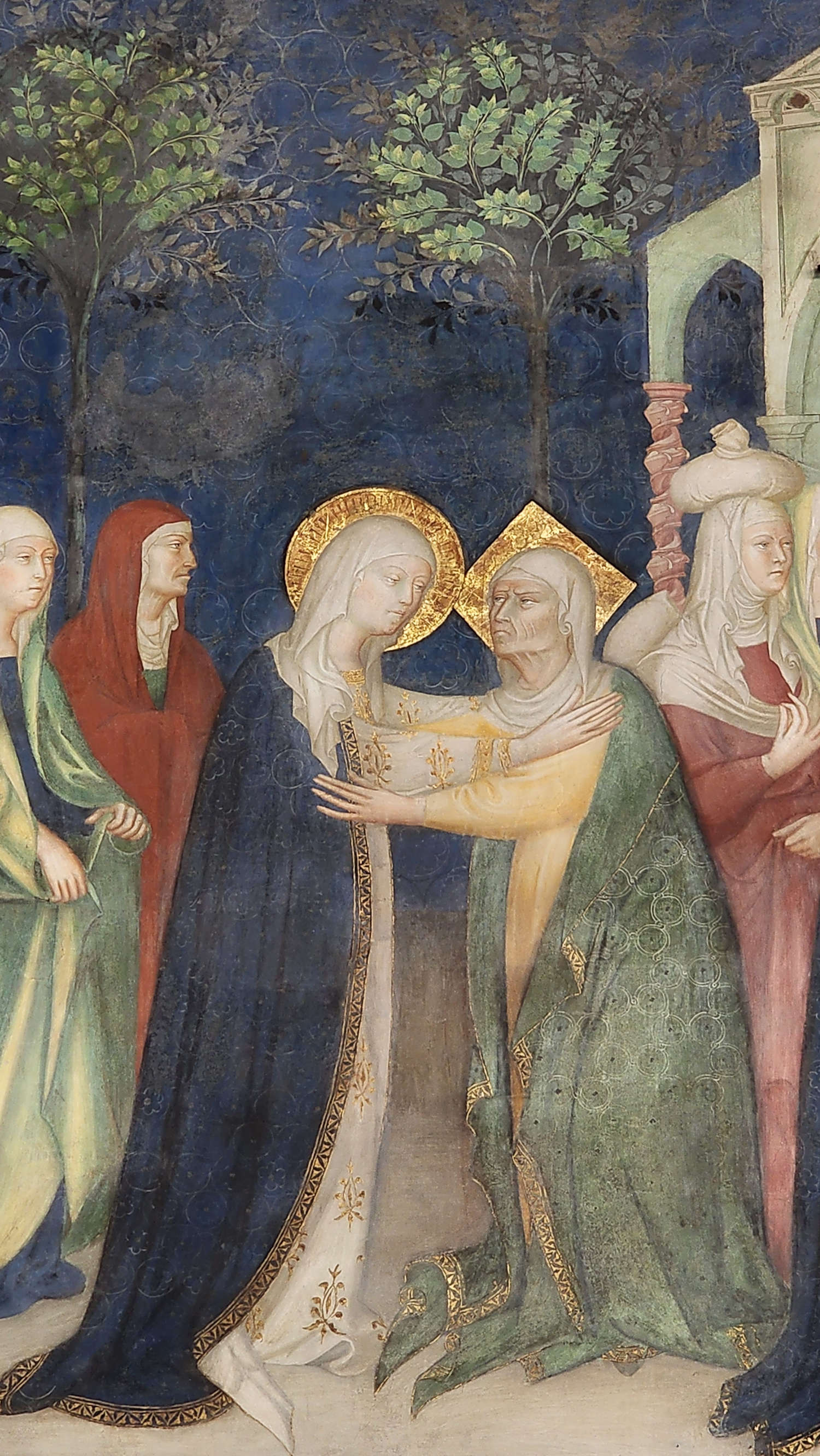 Gli affreschi di Lorenzo e Jacopo Salimbeni nell'Oratorio di San Giovanni Battista a Urbino. Foto: Federico Giannini