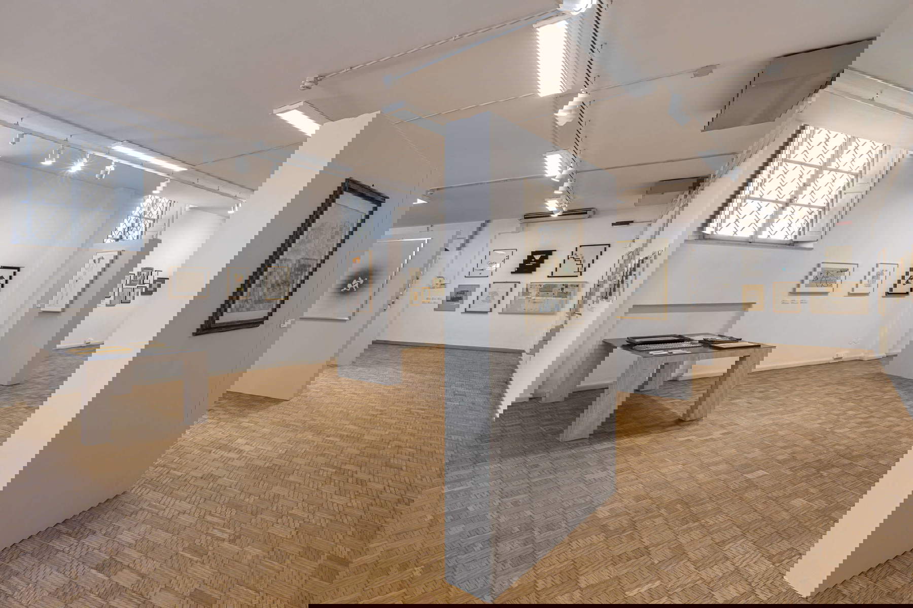 Arrangements for the exhibition A Century of Italian Drawing, curated by Andrea Bruciati (Gradisca d'Isonzo, SpazioLAB, Oct. 1, 2025-May 17, 2026)