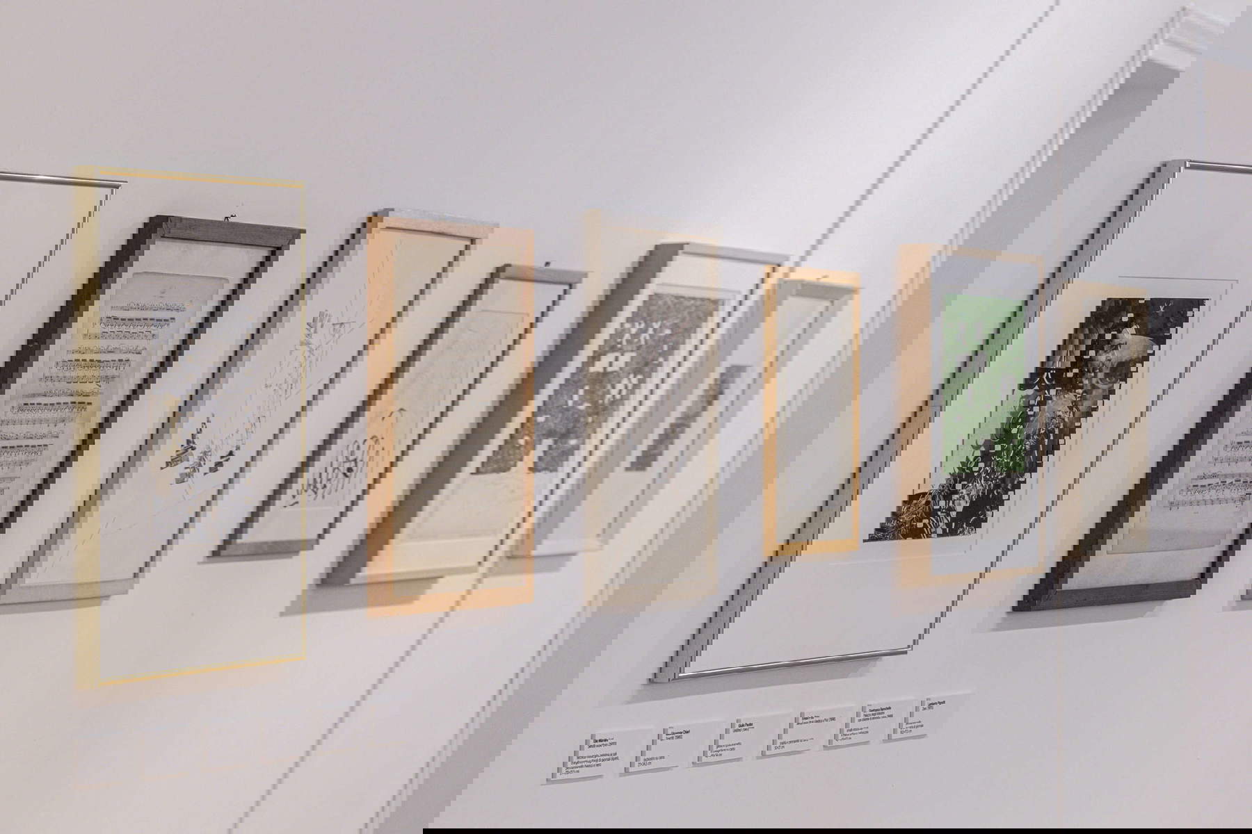 Arrangements for the exhibition A Century of Italian Drawing, curated by Andrea Bruciati (Gradisca d'Isonzo, SpazioLAB, Oct. 1, 2025-May 17, 2026)