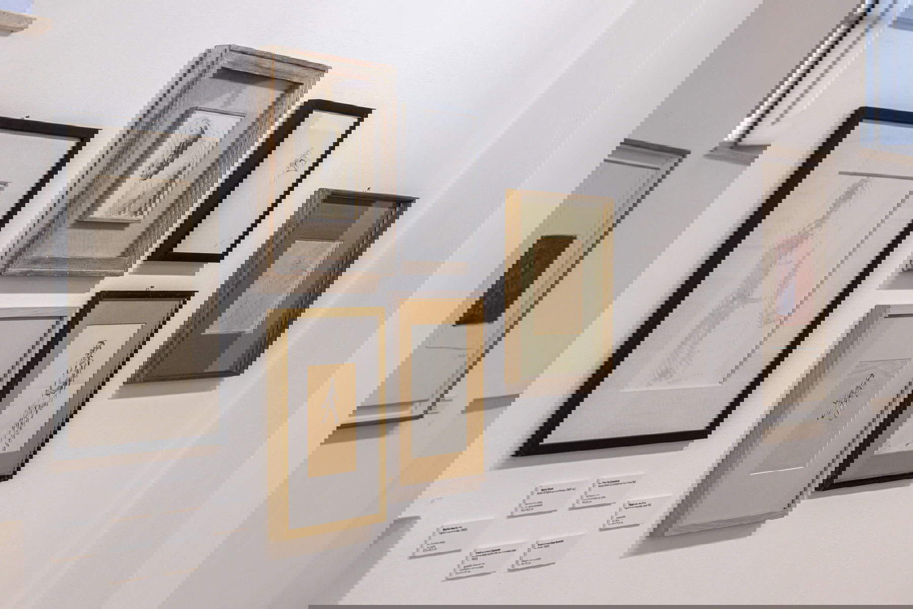 Arrangements for the exhibition A Century of Italian Drawing, curated by Andrea Bruciati (Gradisca d'Isonzo, SpazioLAB, Oct. 1, 2025-May 17, 2026)