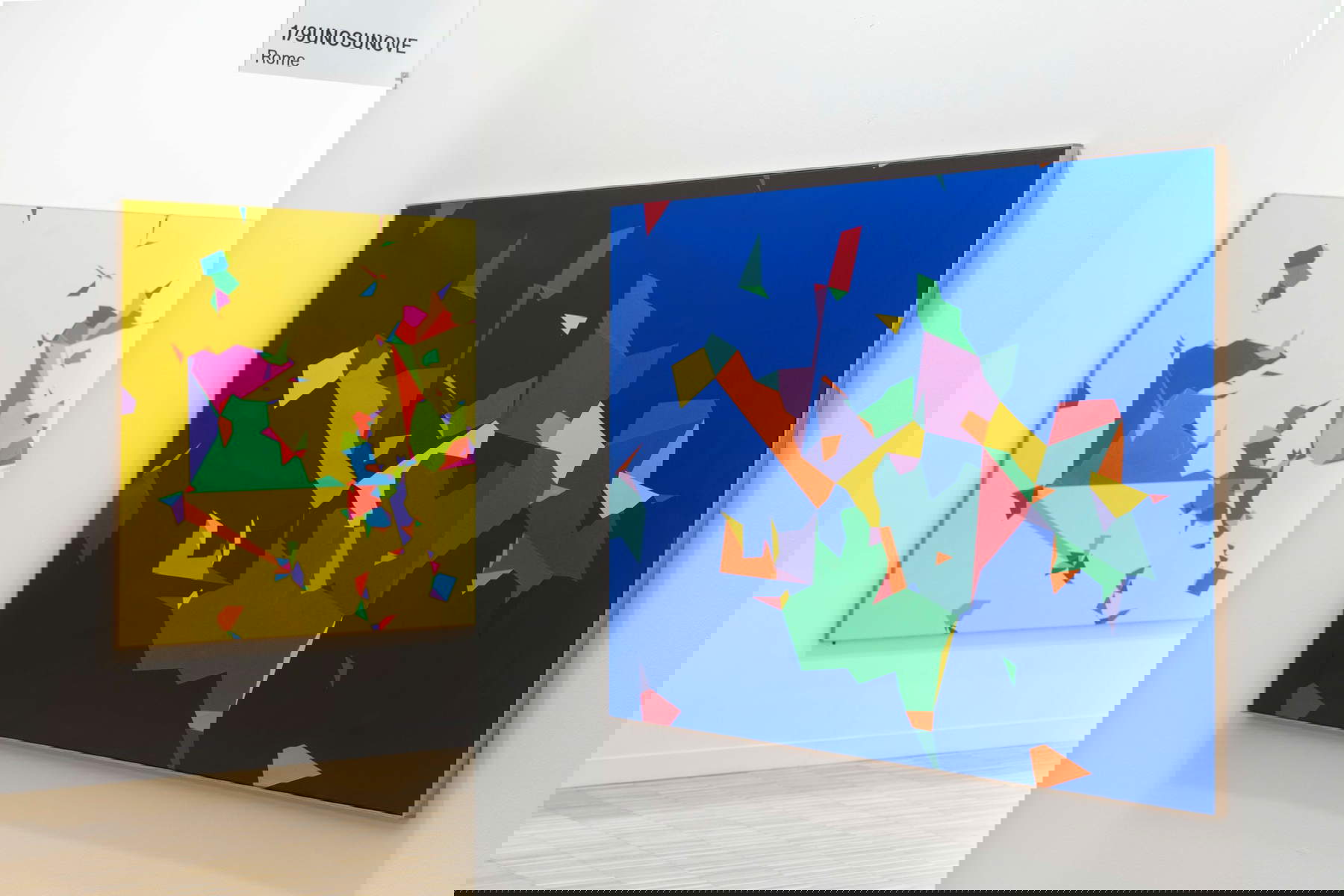 Werke von Sergio Lombardo am Stand von 1/9unosunove auf der Miart 2026, Mailand. Foto: 1/9unosunove