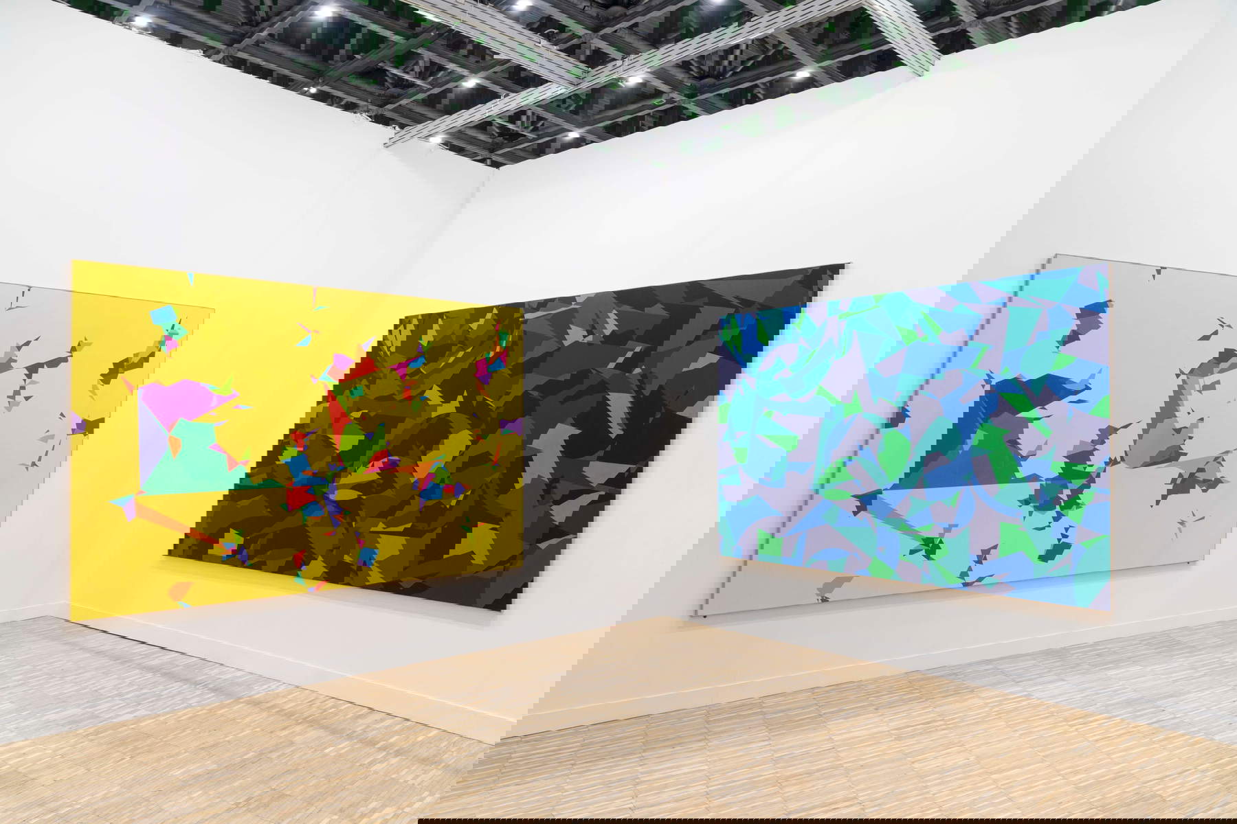 Werke von Sergio Lombardo am Stand von 1/9unosunove auf der Miart 2026, Mailand. Foto: 1/9unosunove