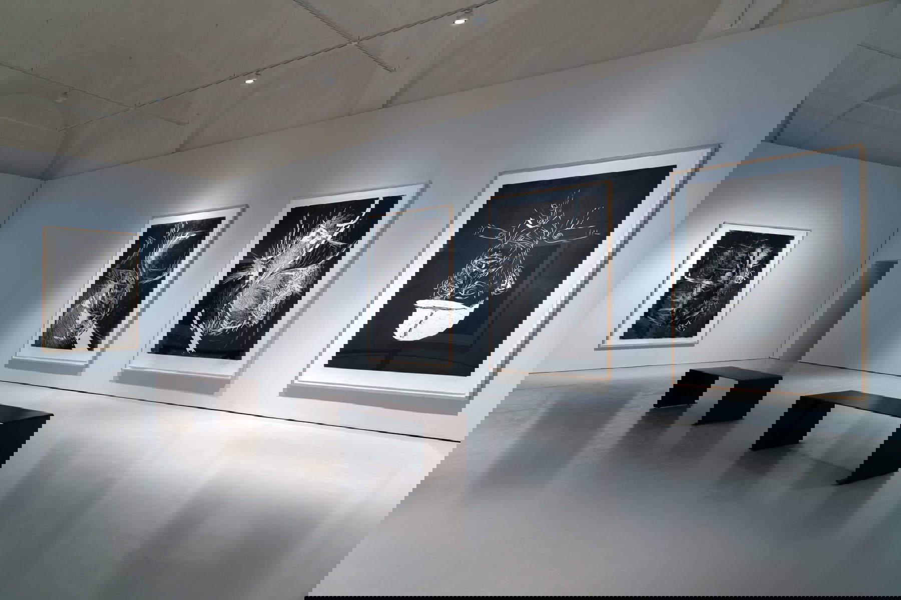 Montage de l'exposition Baselitz. Avanti. Photo : Elisa Norcini / Museo Novecento