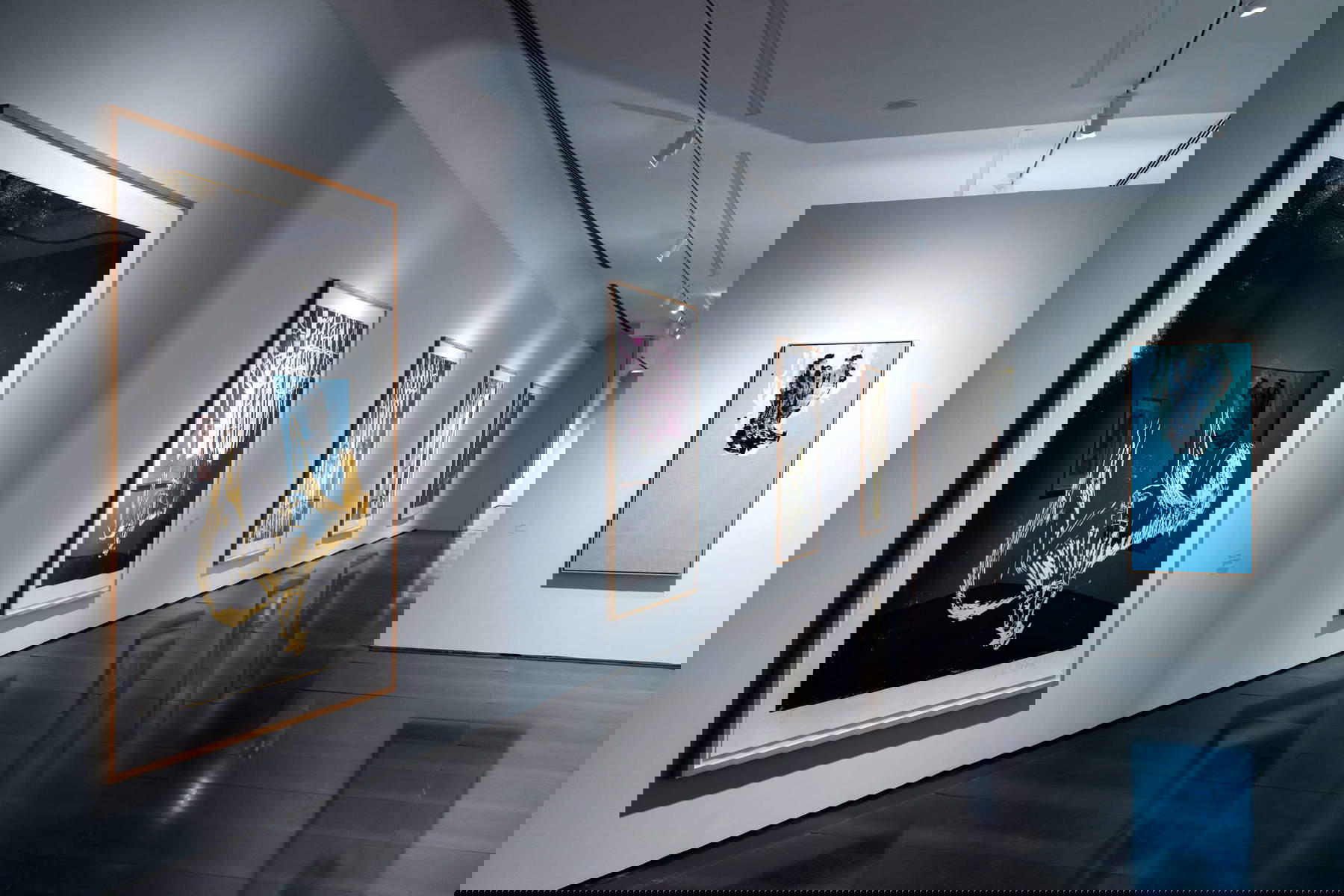 Montage de l'exposition Baselitz. Avanti. Photo : Elisa Norcini / Museo Novecento