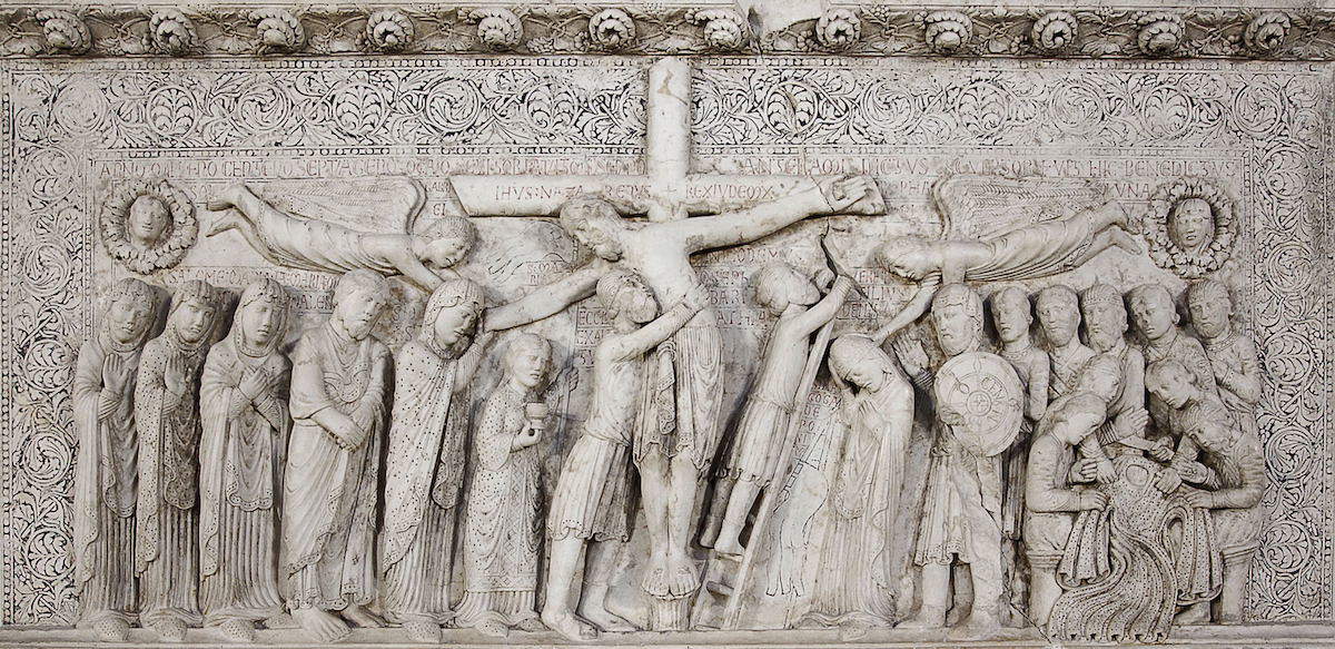 The Deposition of Alceo Dossena preserved in Saint-Germain-en-Laye