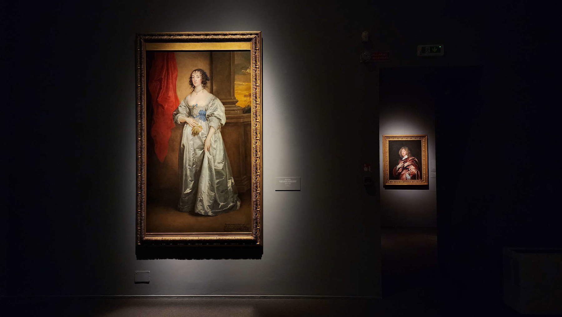 Allestimenti della mostra Van Dyck l'europeo. Foto: Federico Giannini