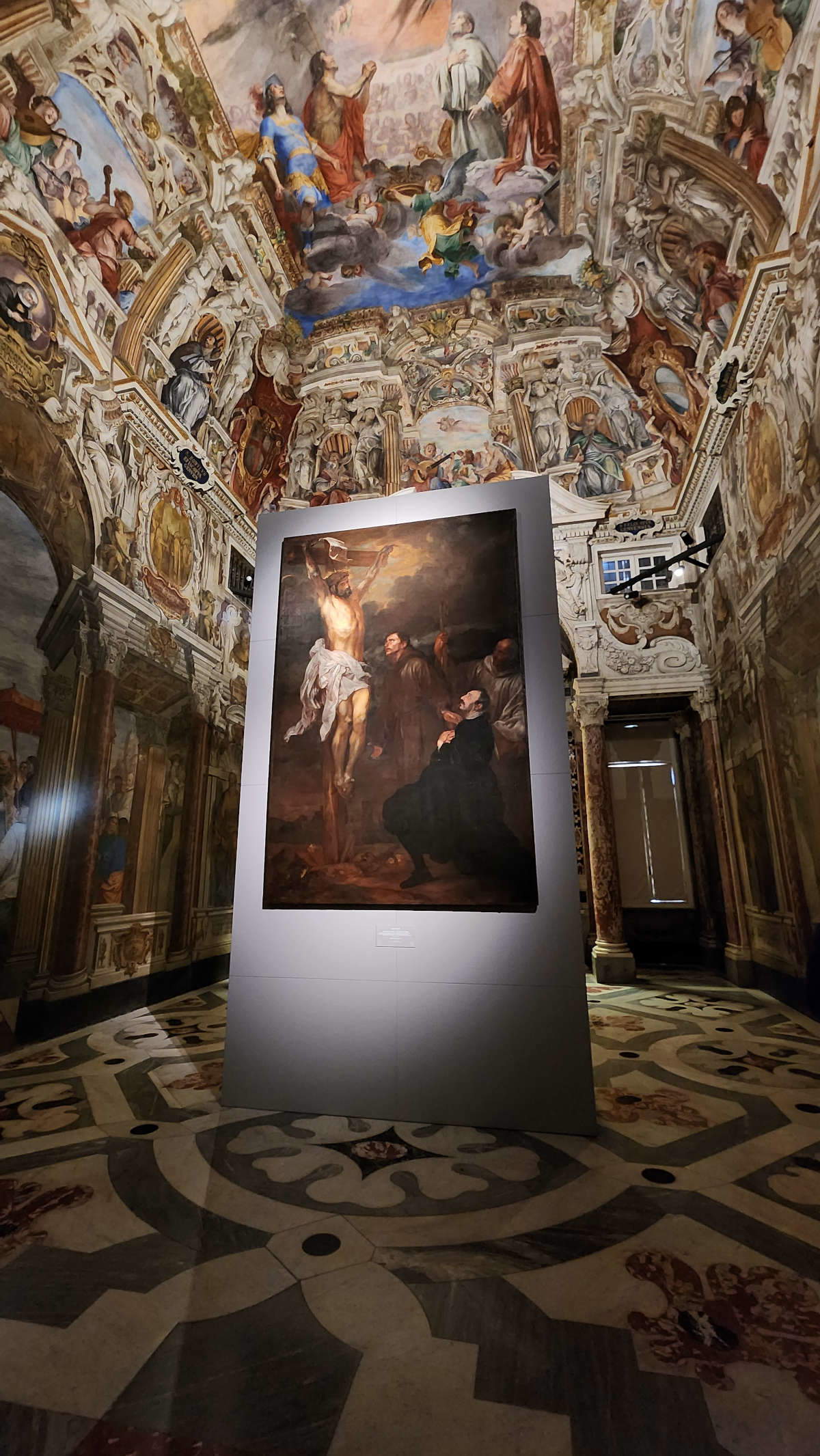 Allestimenti della mostra Van Dyck l'europeo. Foto: Federico Giannini