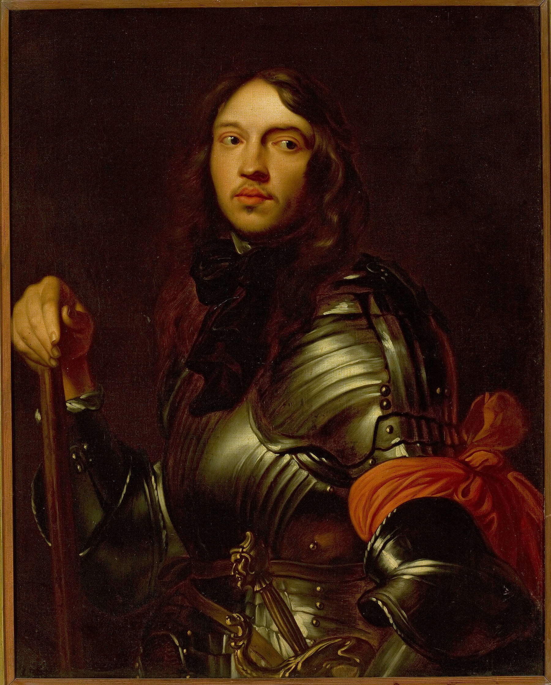 Antoon van Dyck, Giovane armigero (1626 circa; olio su tela, 90 &times; 70 cm; Dresda, Gem&auml;ldegalerie Alte Meister, Staatliche Kunstsammlungen Dresden, inv. Gal-Nr. 1026)