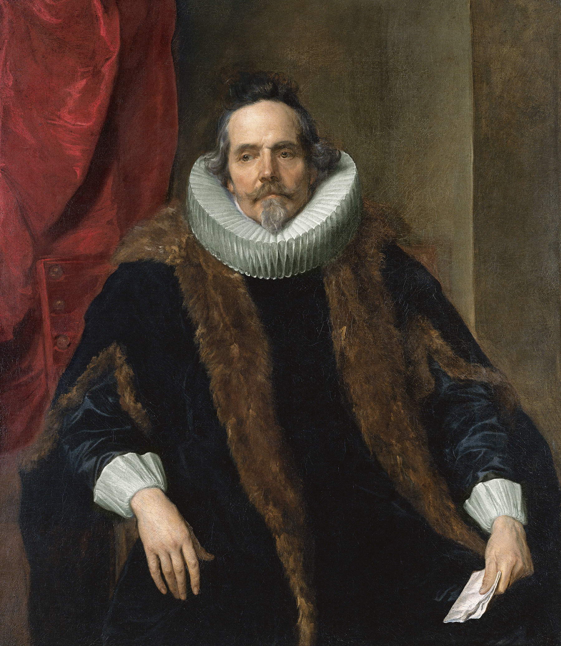 Antoon van Dyck, Ritratto di Jacques Le Roy (1631; olio su tela, 117,8 &times; 100,6 cm; Madrid, Museo Nacional Thyssen-Bornemisza, inv. 1929.9)