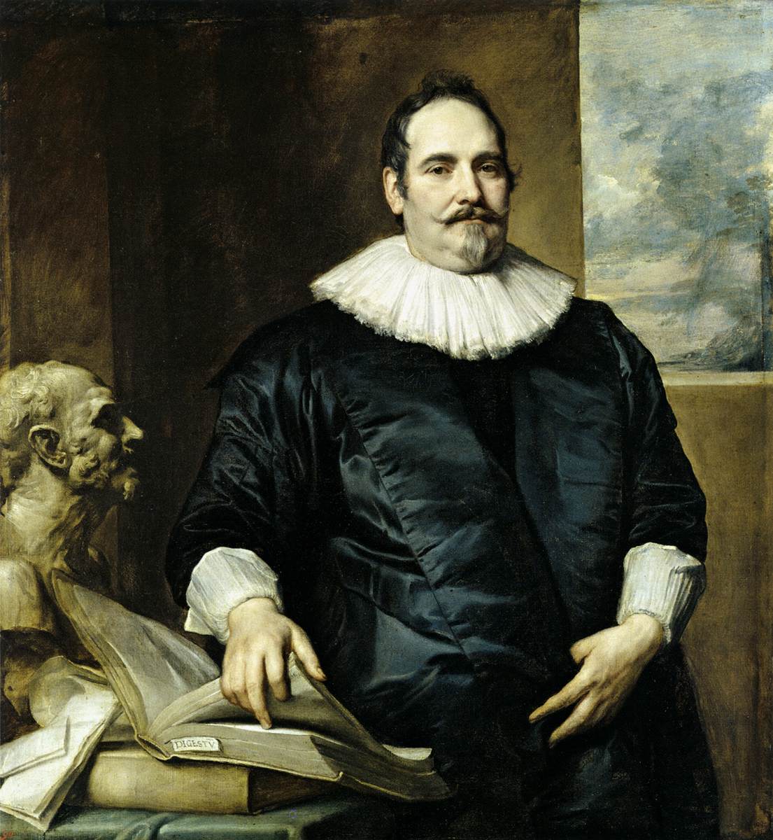 Antoon van Dyck, Ritratto di Justus van Meerstraeten (1634-1635; olio su tela, 107,5 &times; 97 cm; Kassel, Hessen Kassel Heritage, inv. GK126)