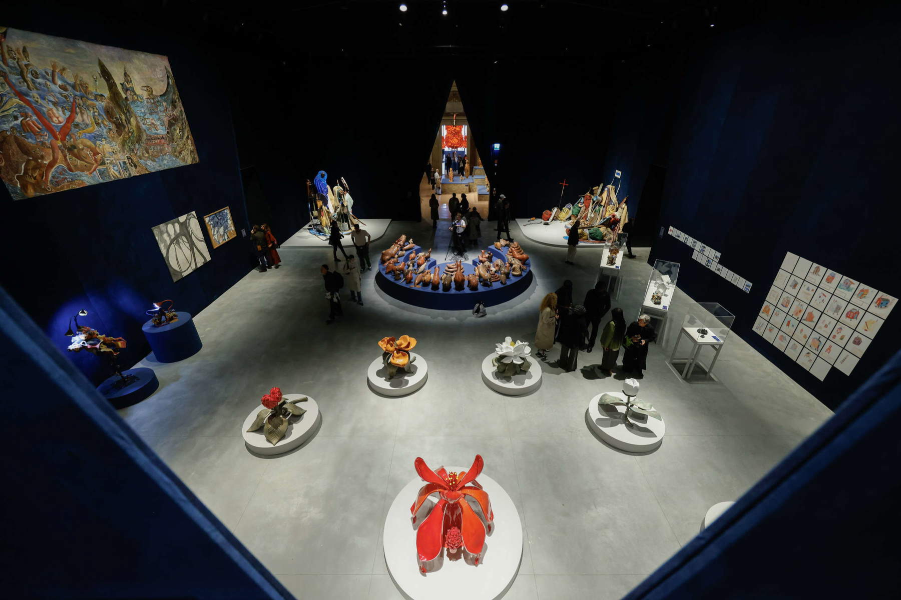 Biennale de Venise 2026, exposition internationale In minor keys, organisée par Koyo Kouoh. Mise en place. Photo : Jacopo Salvi