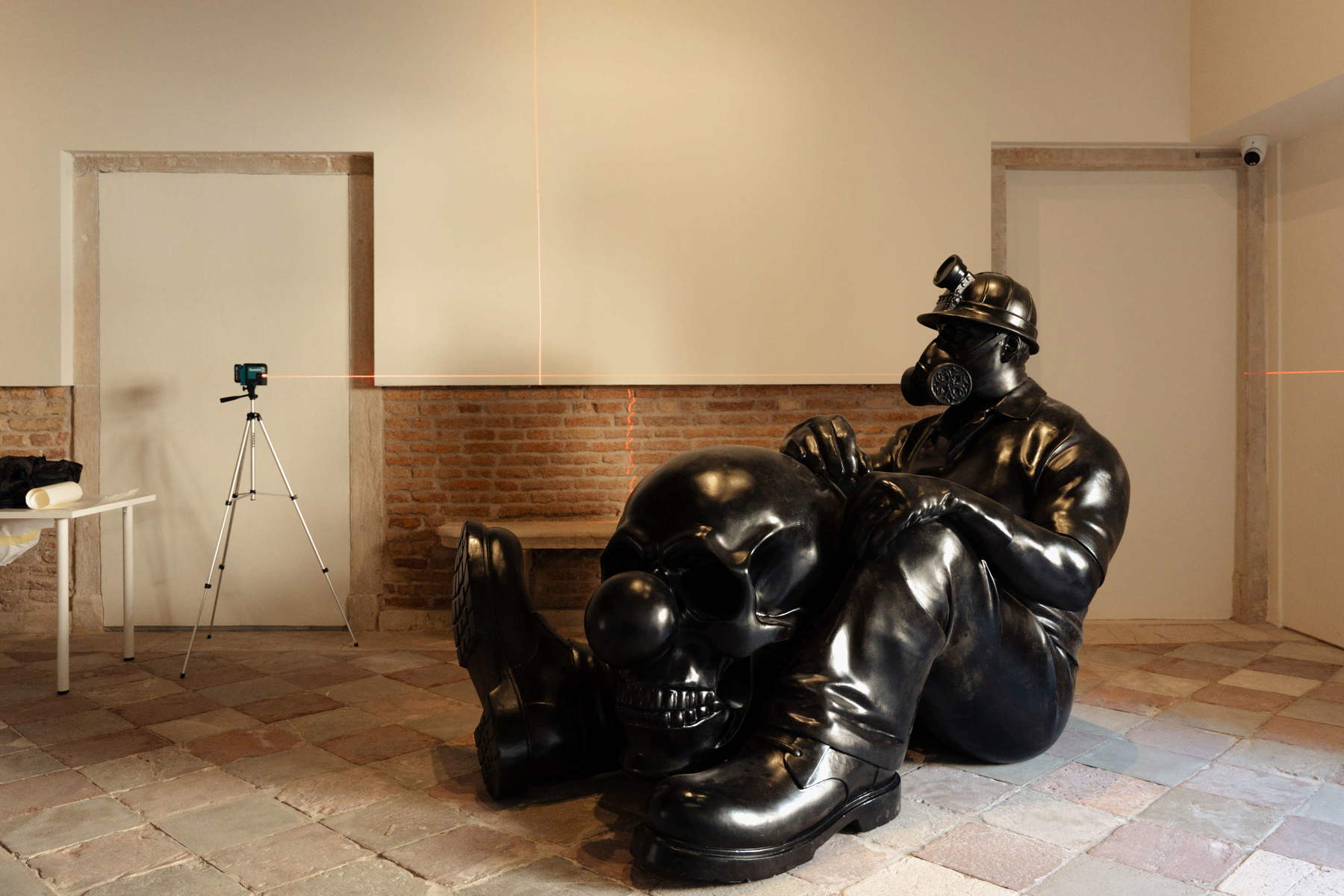Ausstellungsaufbau Sessizlik / Silence. Foto: Ilaria Zago