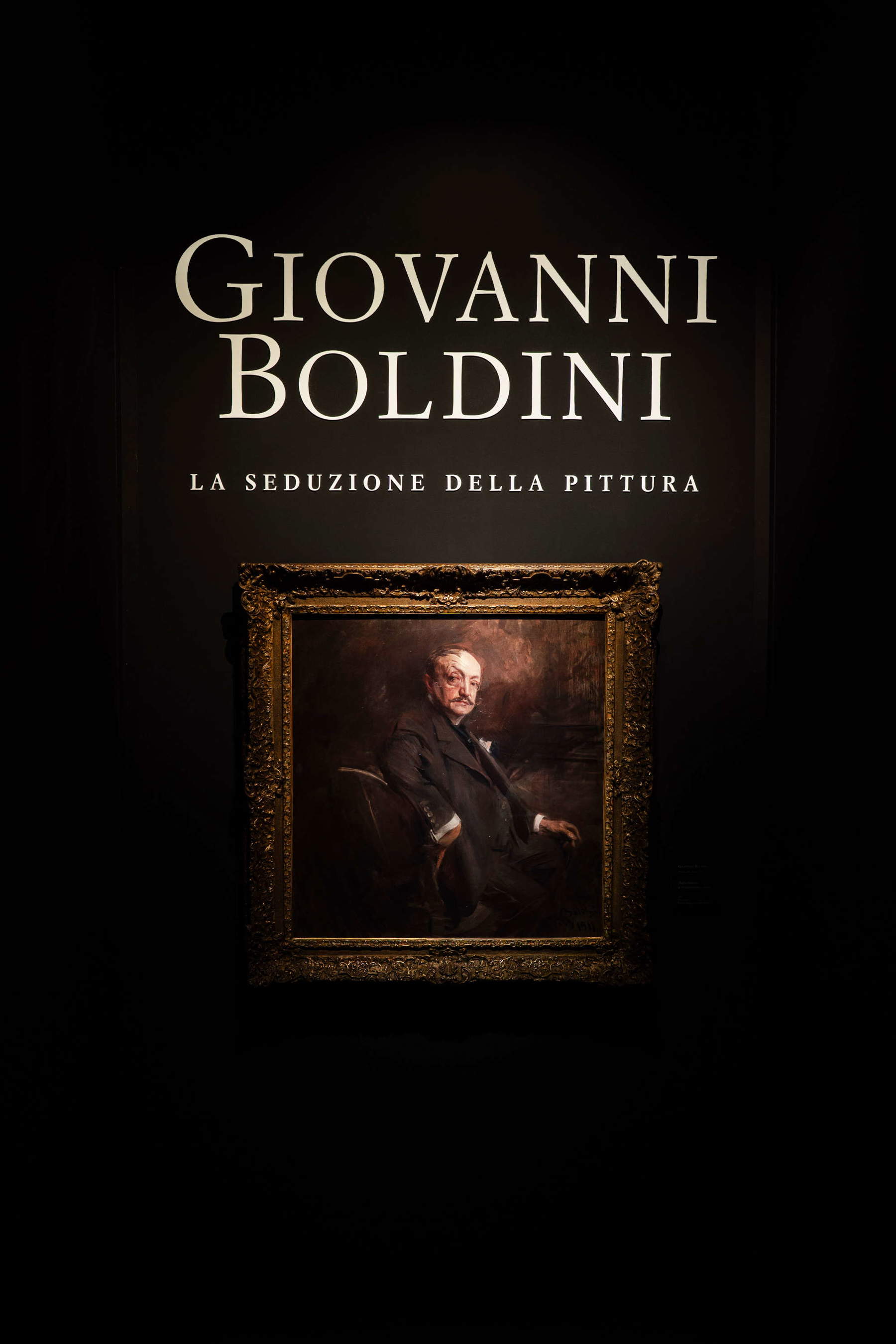 Montaje de la exposición Giovanni Boldini. La seducción de la pintura