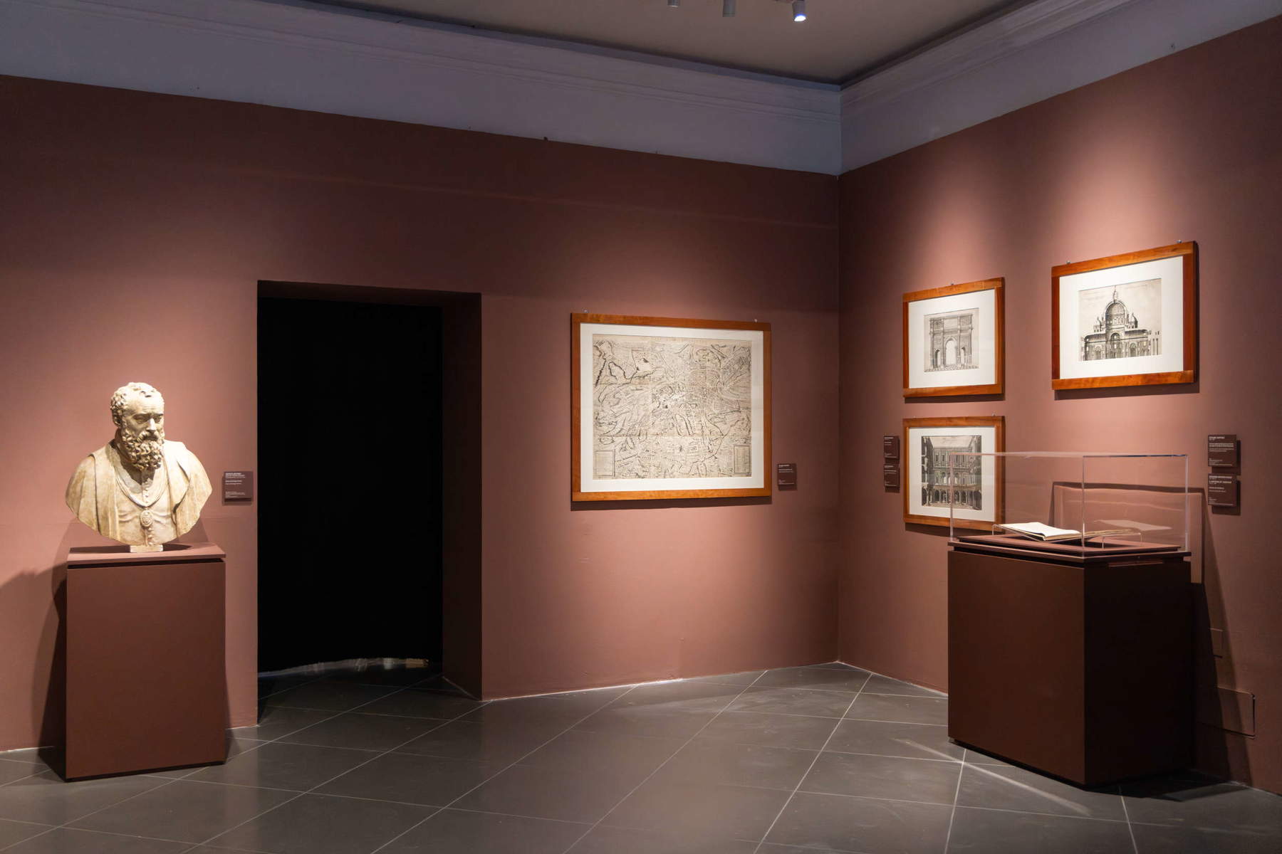 Set-ups of the Vasari and Rome exhibition. Photo: WPS Photo and Video