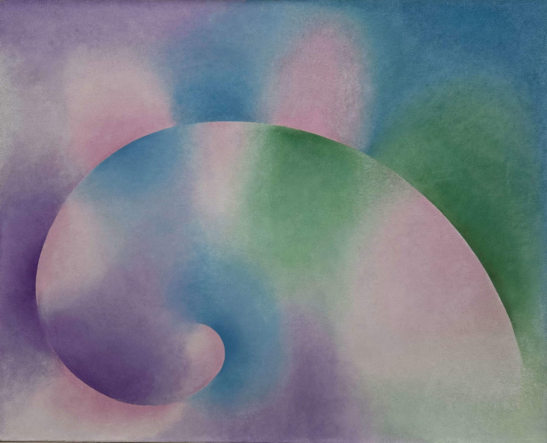 Max Bill, Betonung einer Spirale (1947; óleo sobre lienzo, 73 x 91,5 cm)