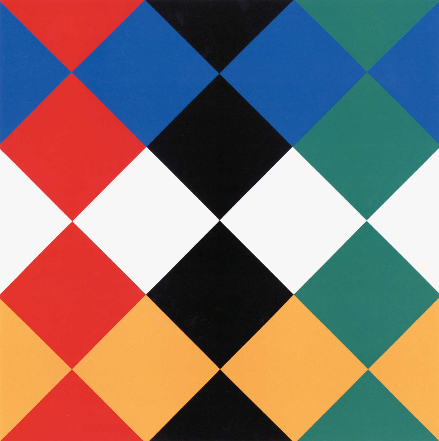 Max Bill, Feld aus sechs sich durchdringenden Farben (1966-67; óleo sobre lienzo; Colección Chantal + Jakob Bill) &copy; Max, Binia + Jakob Bill Stiftung / ProLitteris