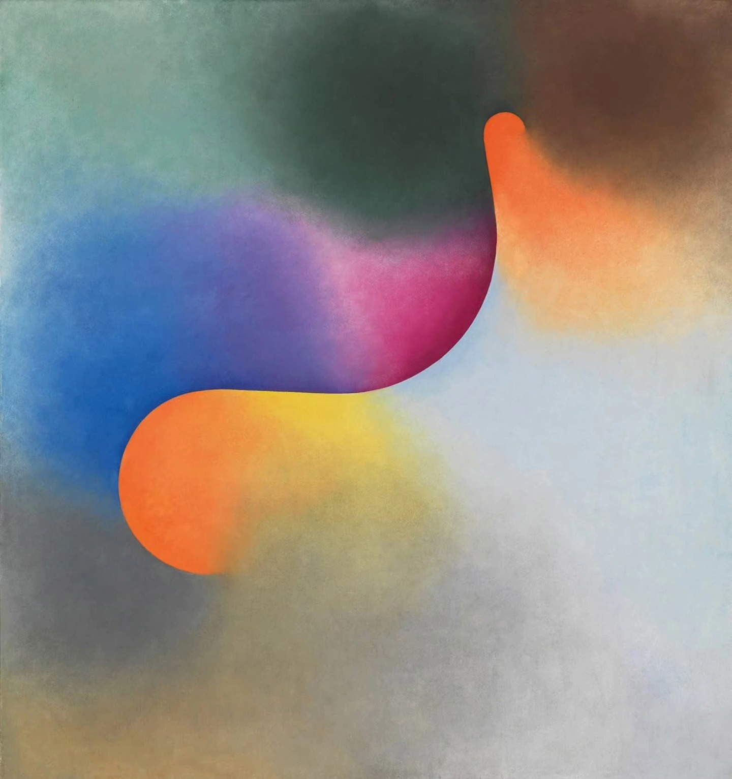 Max Bill, Unbegrenzt und begrenzt (1947; óleo sobre lienzo, 110 x 103 cm)