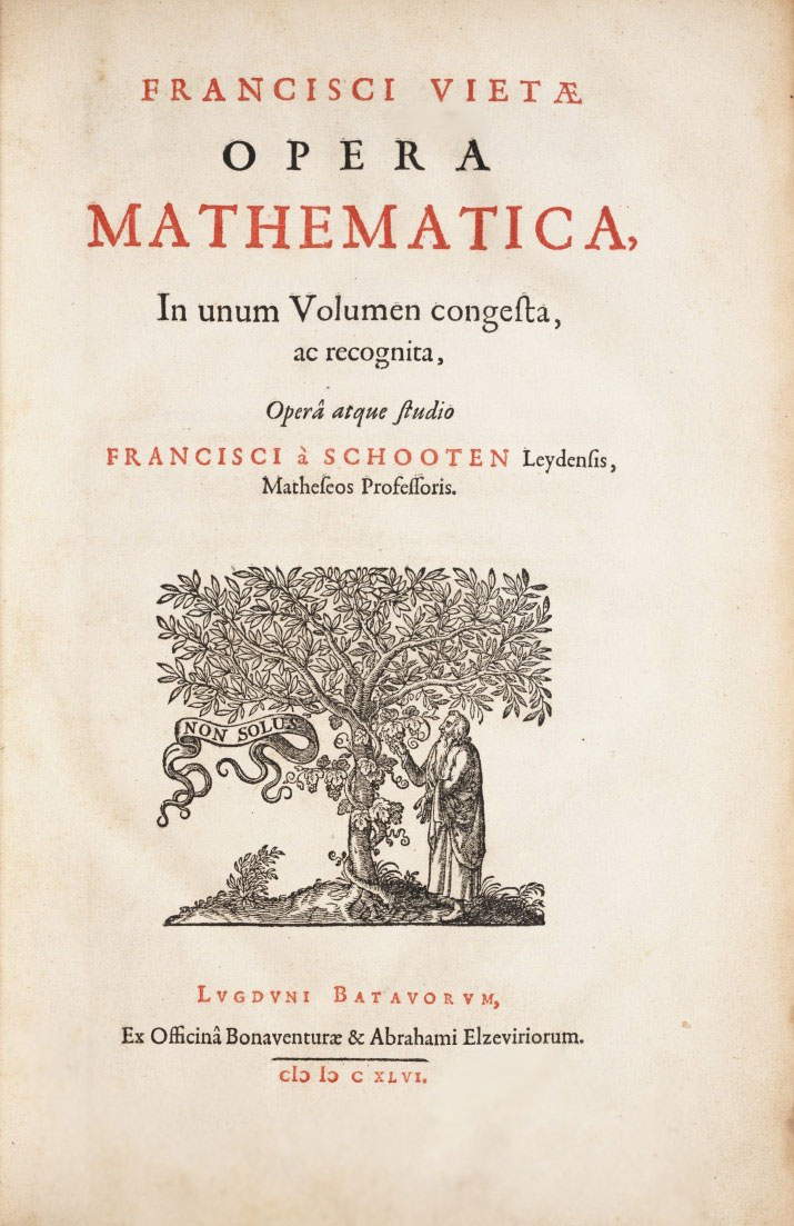 Fran&ccedil;ois Vi&egrave;te, Opera mathematica (1646)