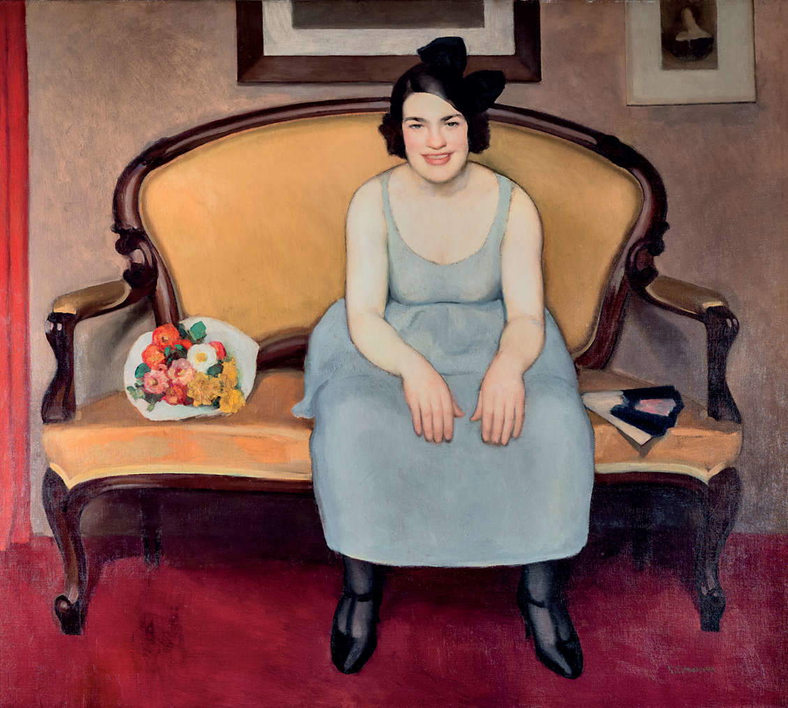 Emilio Malerba, Femme (Femmina volgo) (1920 ; huile sur toile, 134 &times; 151 cm ; collection privée)