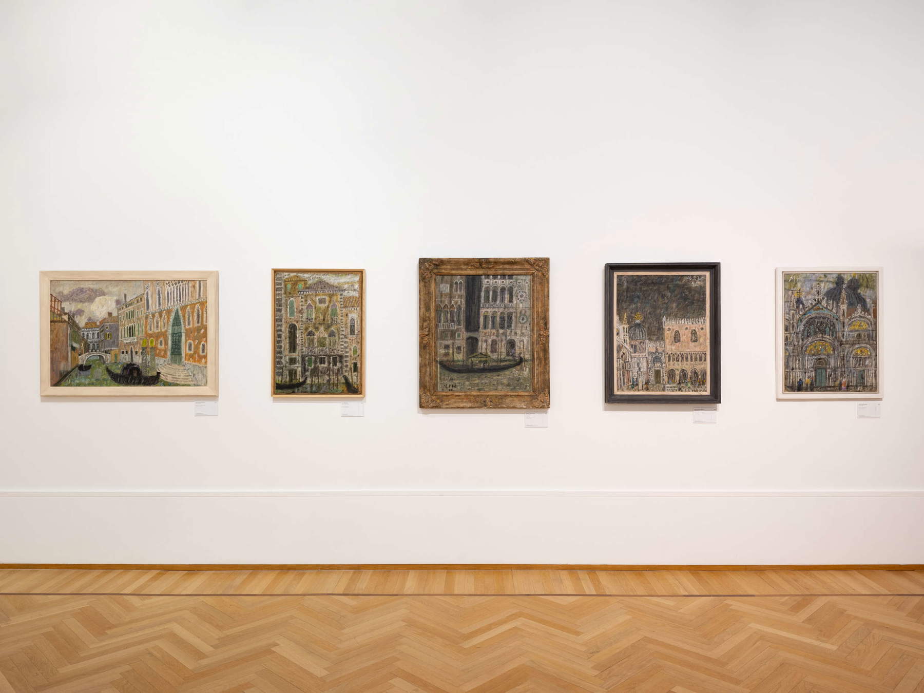 Allestimenti della mostra Max Peiffer Watenphul. Pittore del Bauhaus. Foto: Daniele Molajoli