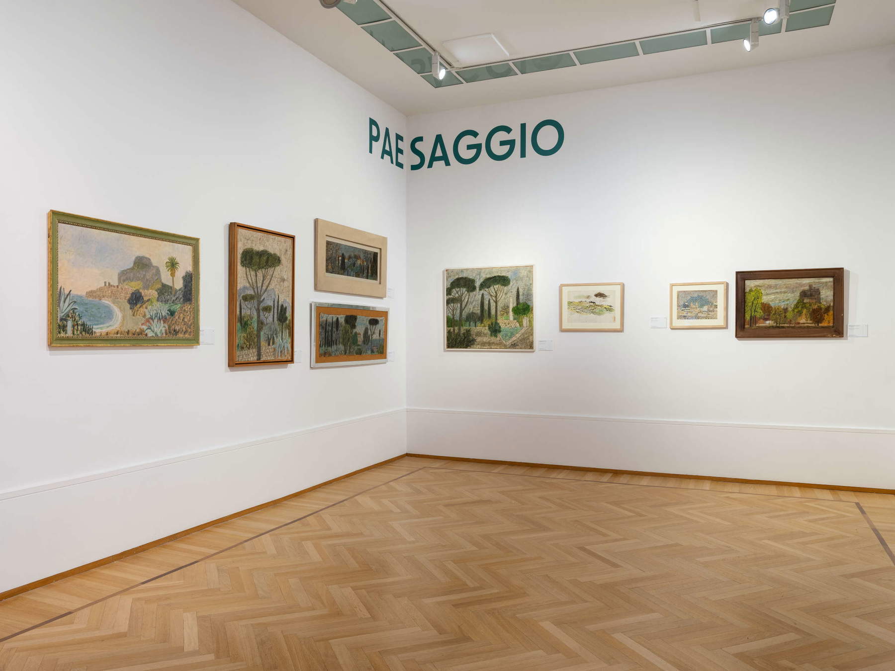 Allestimenti della mostra Max Peiffer Watenphul. Pittore del Bauhaus. Foto: Daniele Molajoli