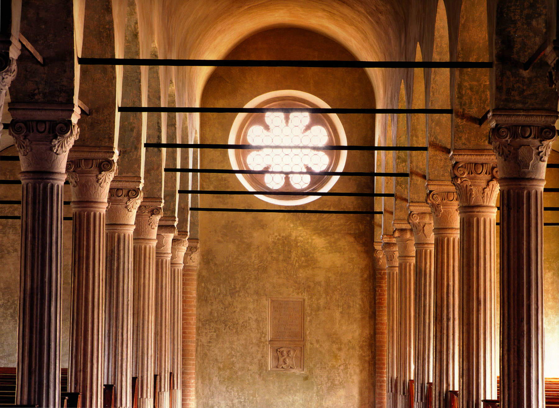 Biblioteca Malatestiana, Rosone. Foto: Archivio IAT Cesena, CC BY-NC-SA 3.0 el