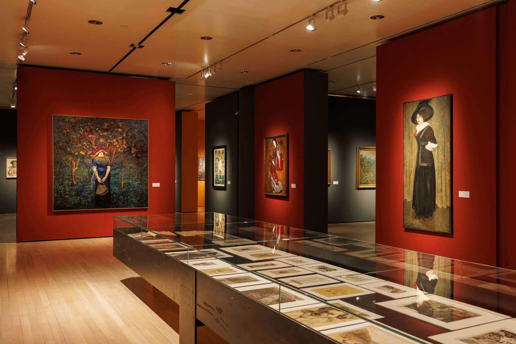 Plans de l'exposition Anselmo Bucci. Le temps du 20e siècle entre l'Italie et l'Europe