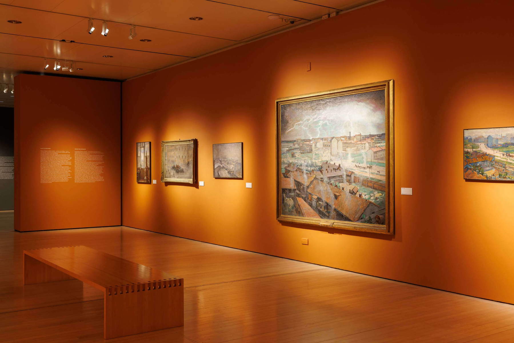 Plans de l'exposition Anselmo Bucci. Le temps du 20e siècle entre l'Italie et l'Europe