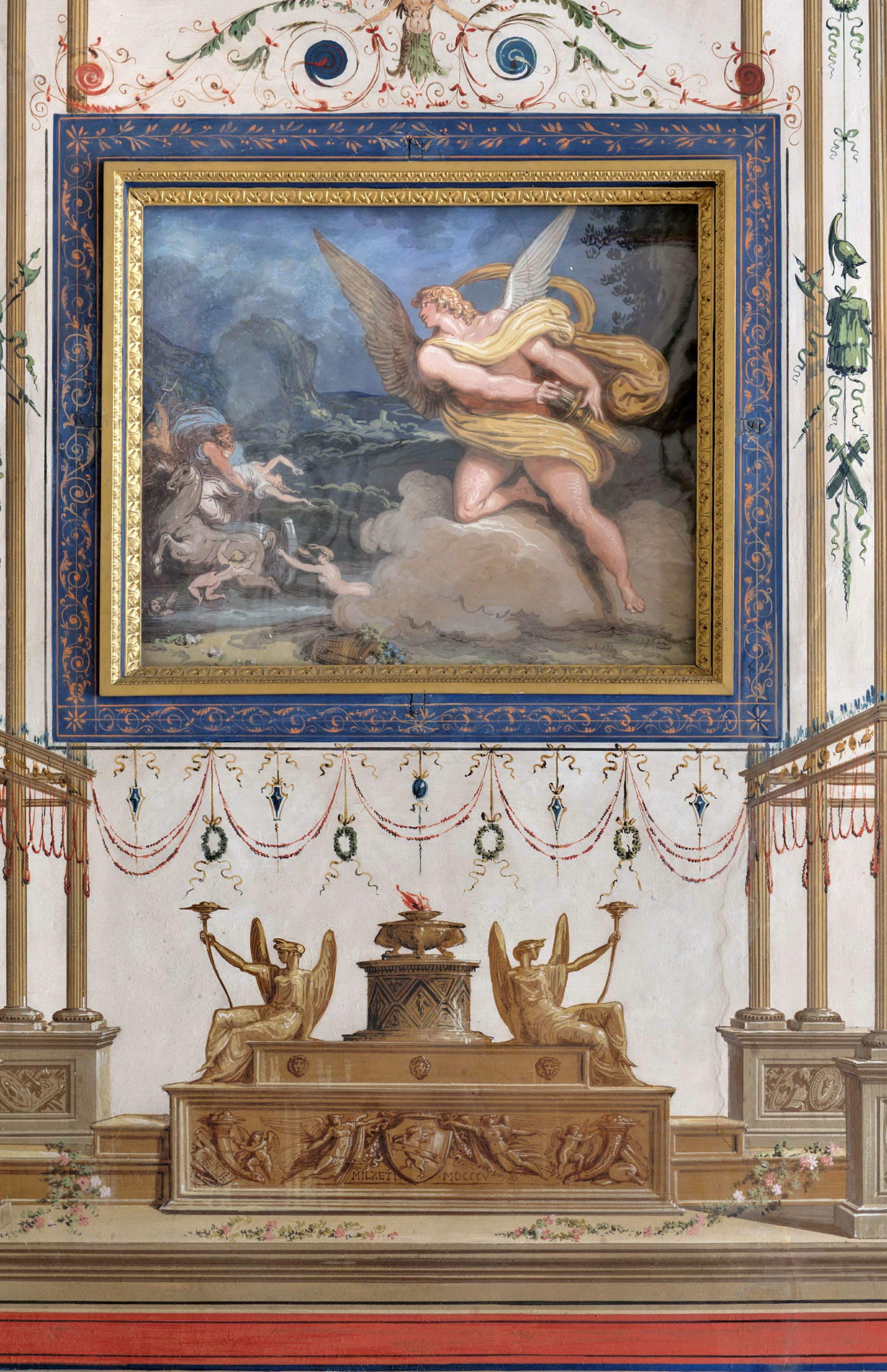 Gabinetto d'amore, dettaglio della decorazione